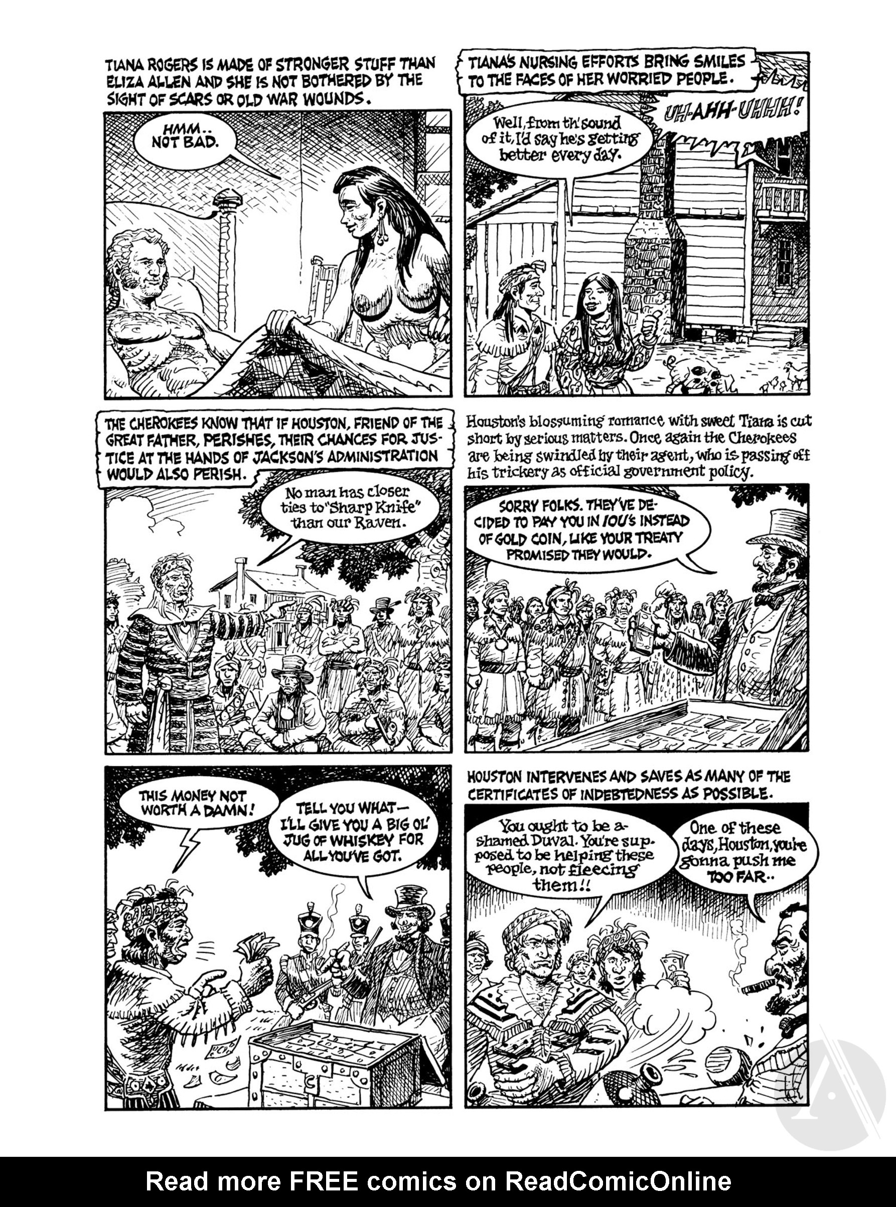 Read online Indian Lover: Sam Houston & the Cherokees comic -  Issue # TPB - 53