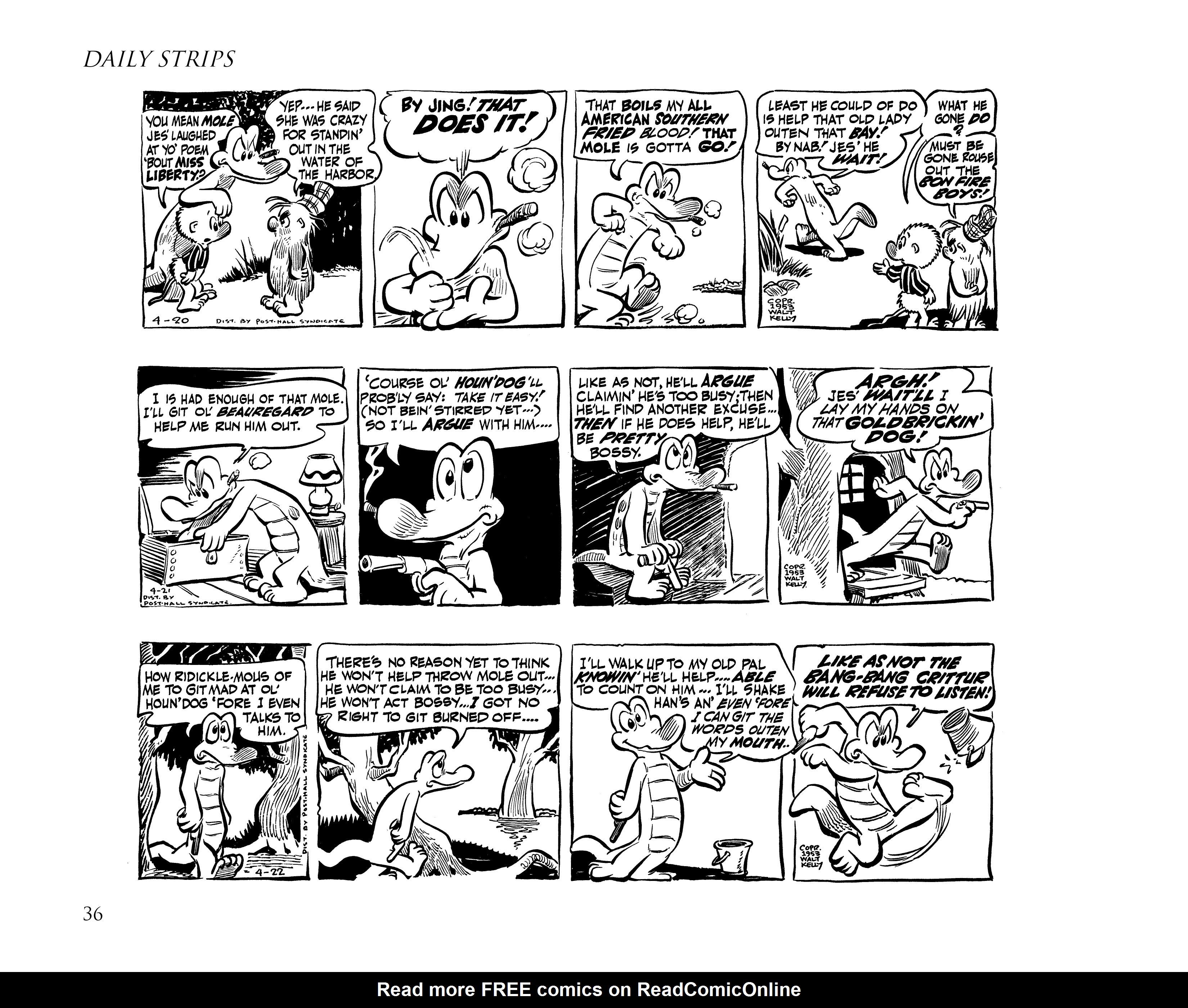 Read online Pogo by Walt Kelly: The Complete Syndicated Comic Strips comic -  Issue # TPB 3 (Part 1) - 48