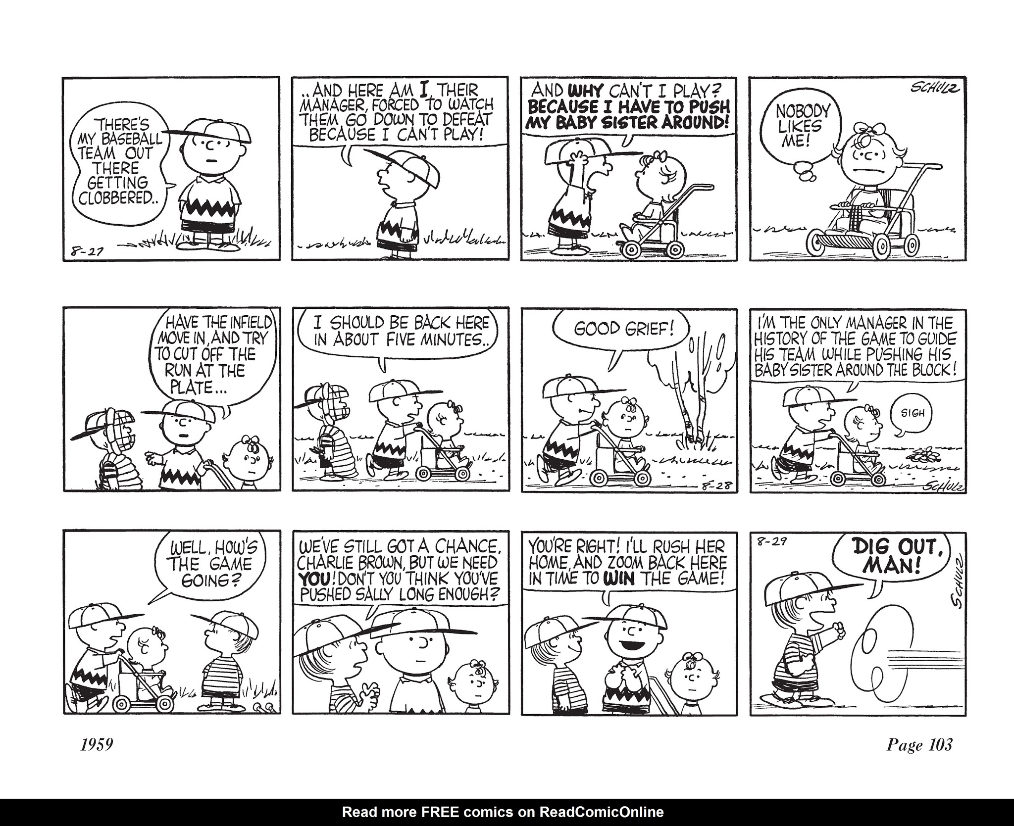 Read online The Complete Peanuts comic -  Issue # TPB 5 - 119