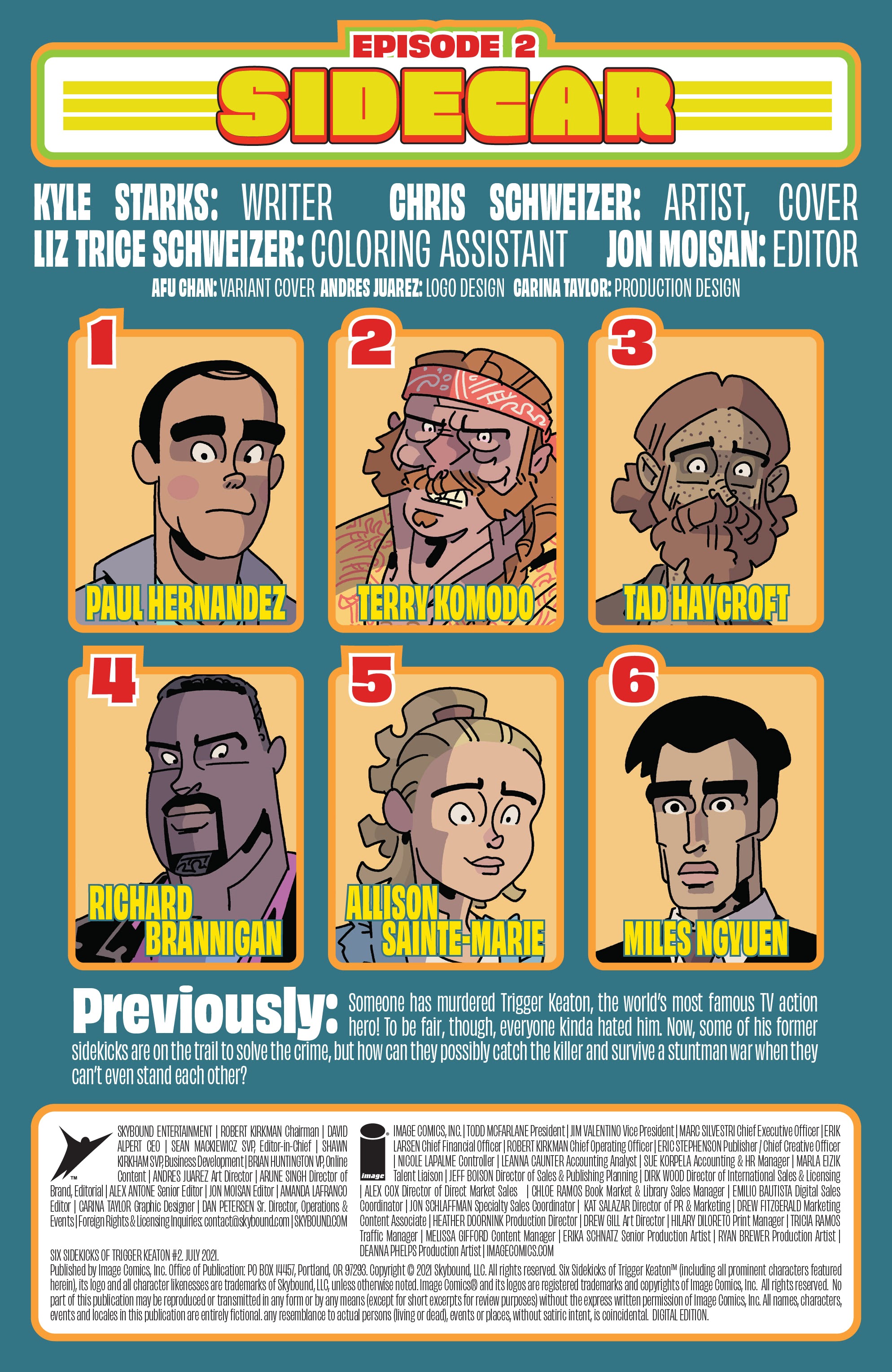 Read online The Six Sidekicks of Trigger Keaton comic -  Issue #2 - 2