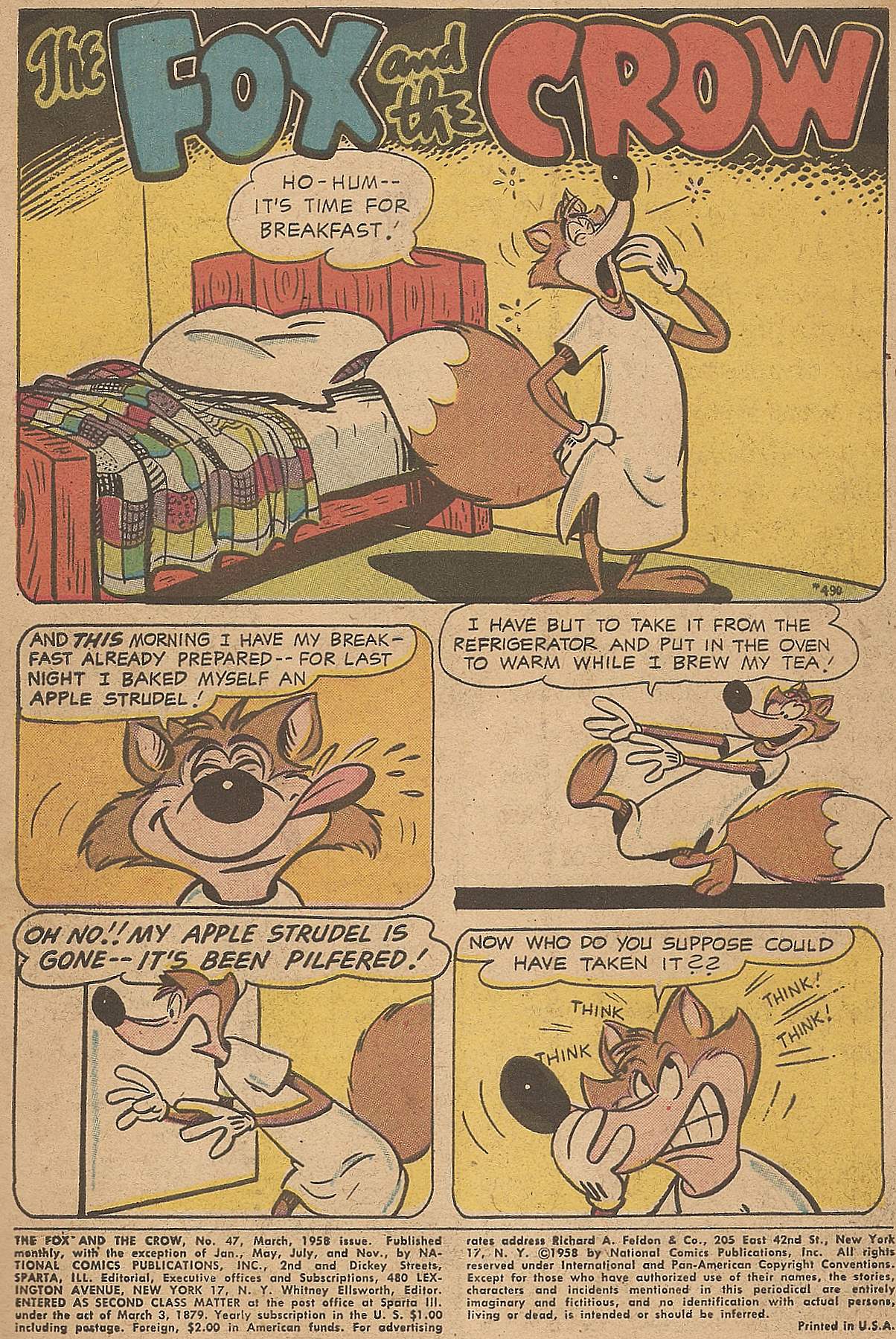 Read online The Fox and the Crow comic -  Issue #47 - 3