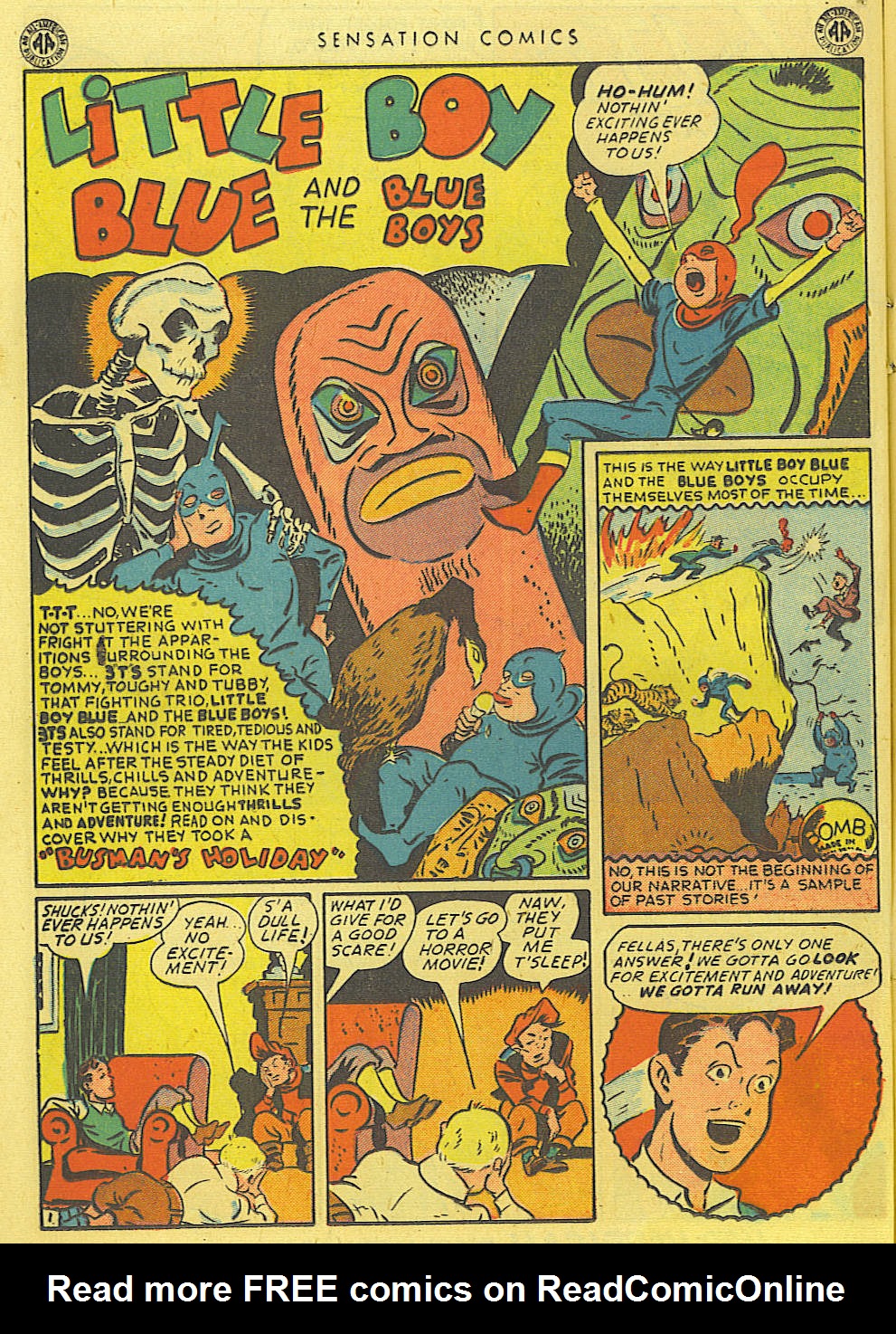 Read online Sensation (Mystery) Comics comic -  Issue #39 - 22