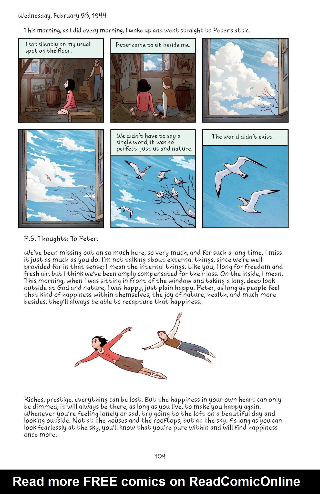 Read online Anne Frank’s Diary: The Graphic Adaptation comic -  Issue # TPB - 103