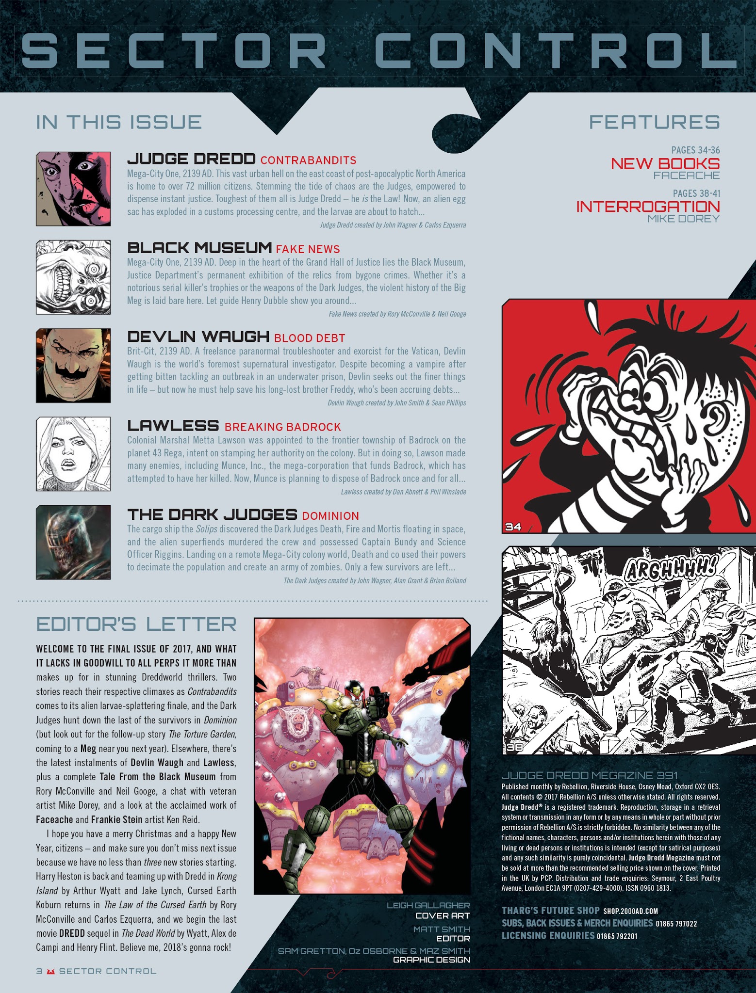 Read online Judge Dredd Megazine (Vol. 5) comic -  Issue #391 - 3