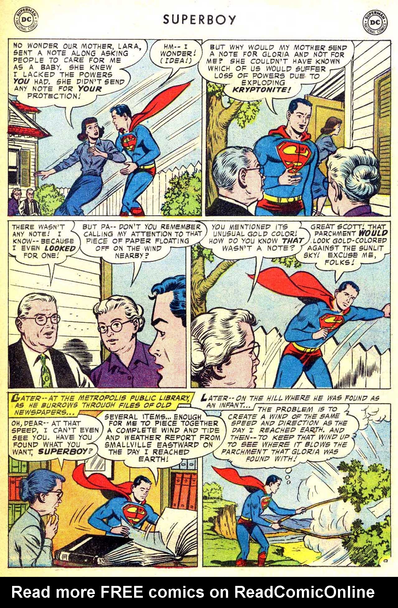 Read online Superboy (1949) comic -  Issue #62 - 10