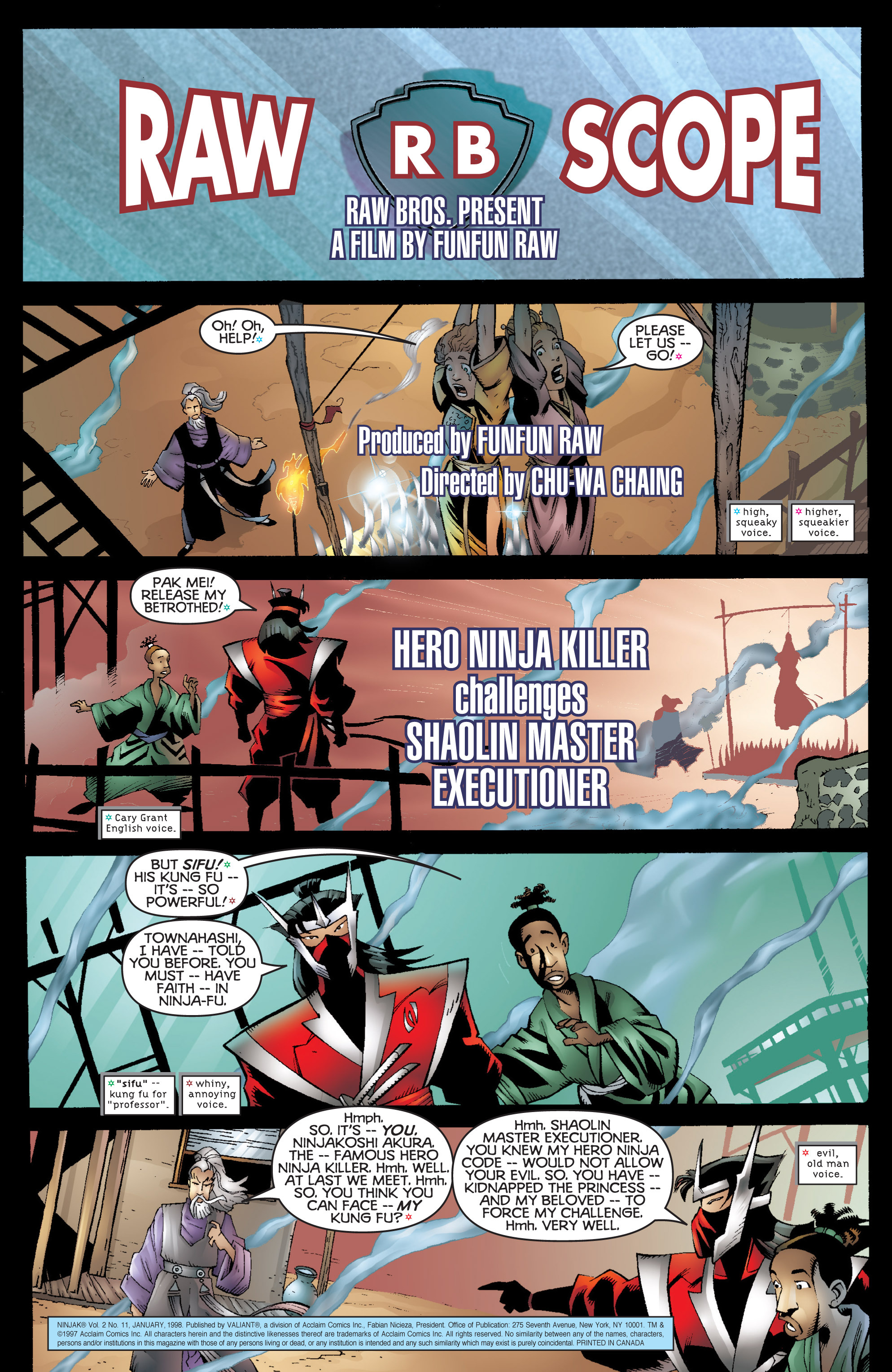Read online Ninjak (1997) comic -  Issue #11 - 2
