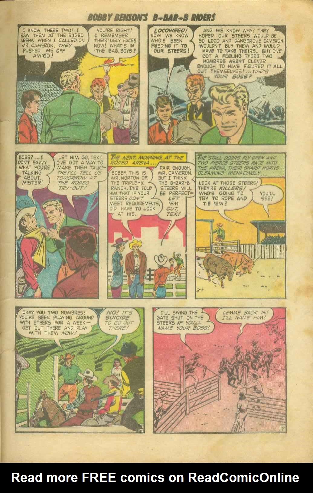Read online Bobby Benson's B-Bar-B Riders comic -  Issue #8 - 17