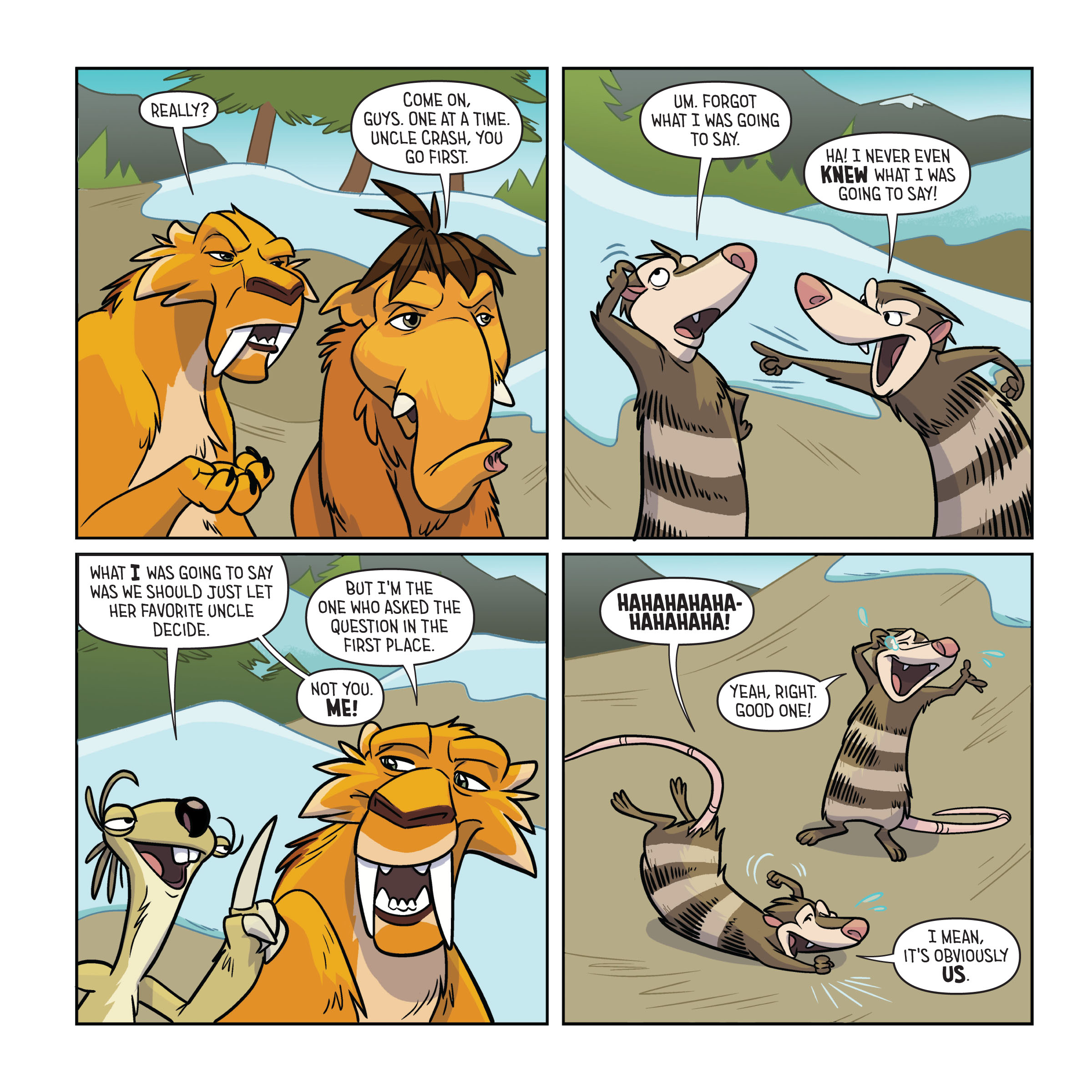 Read online Ice Age: Playing Favorites comic -  Issue # Full - 12