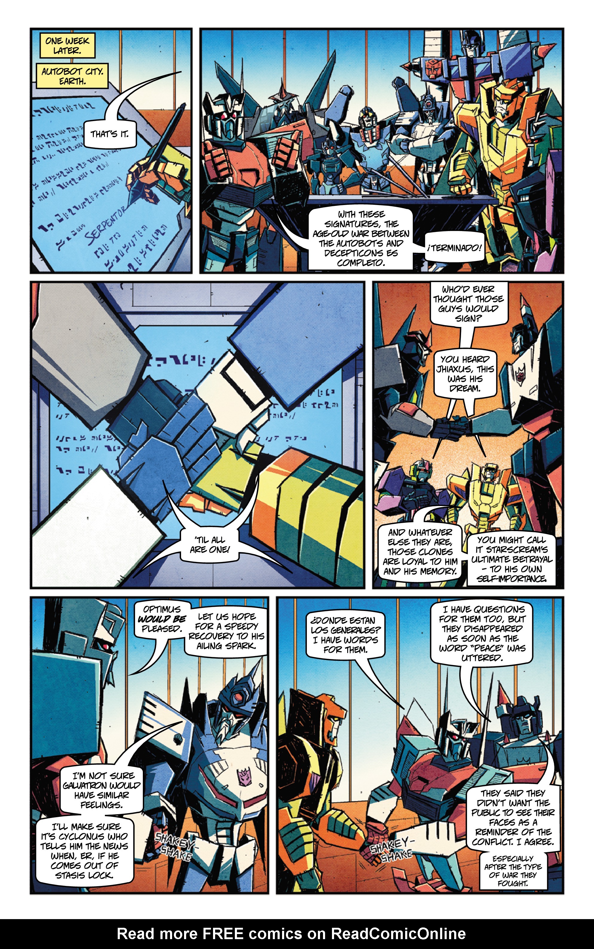 Read online Transformers: Timelines comic -  Issue #9 - 24