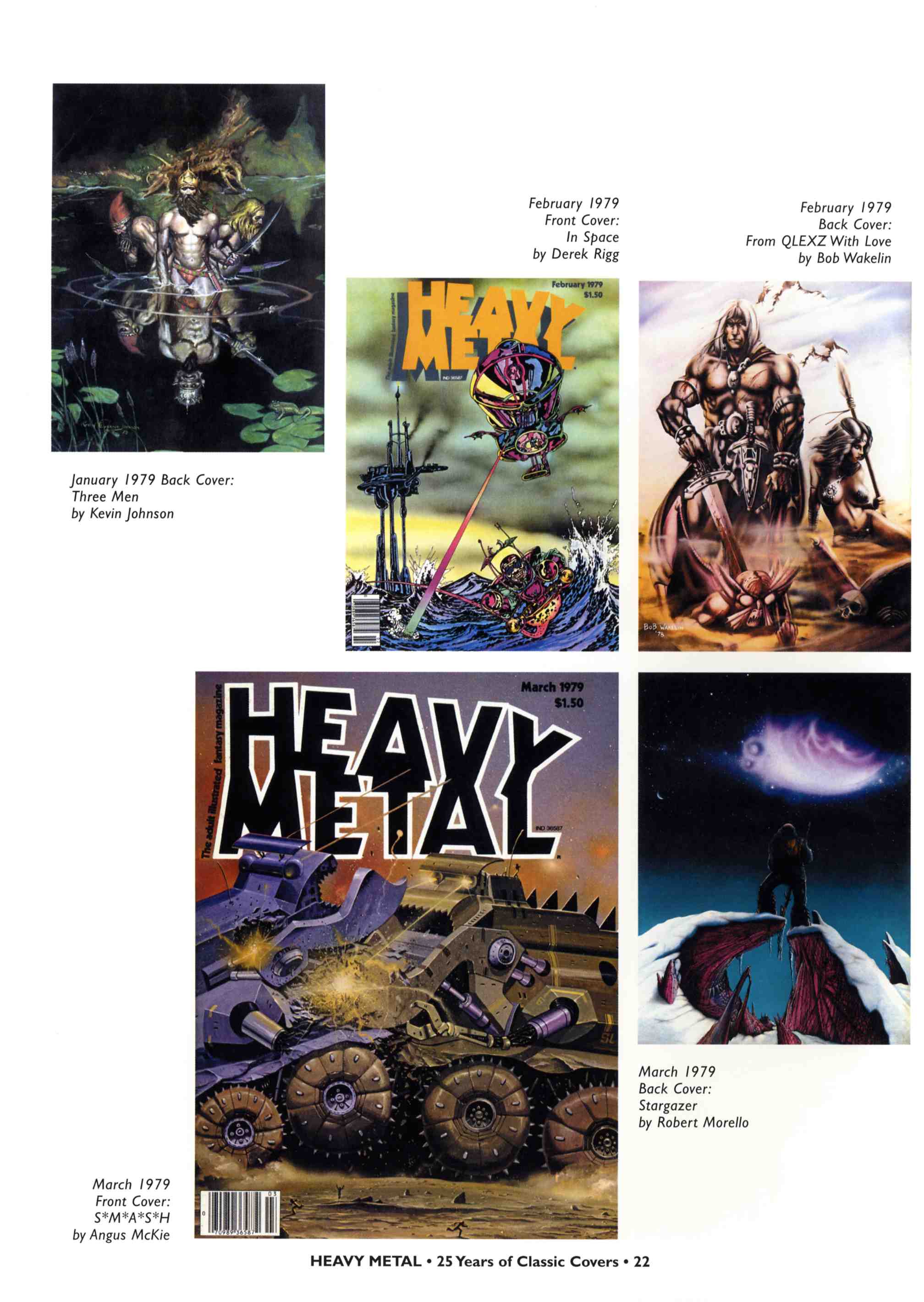 Read online Heavy Metal: 25 Years of Classic Covers comic -  Issue # TPB - 28