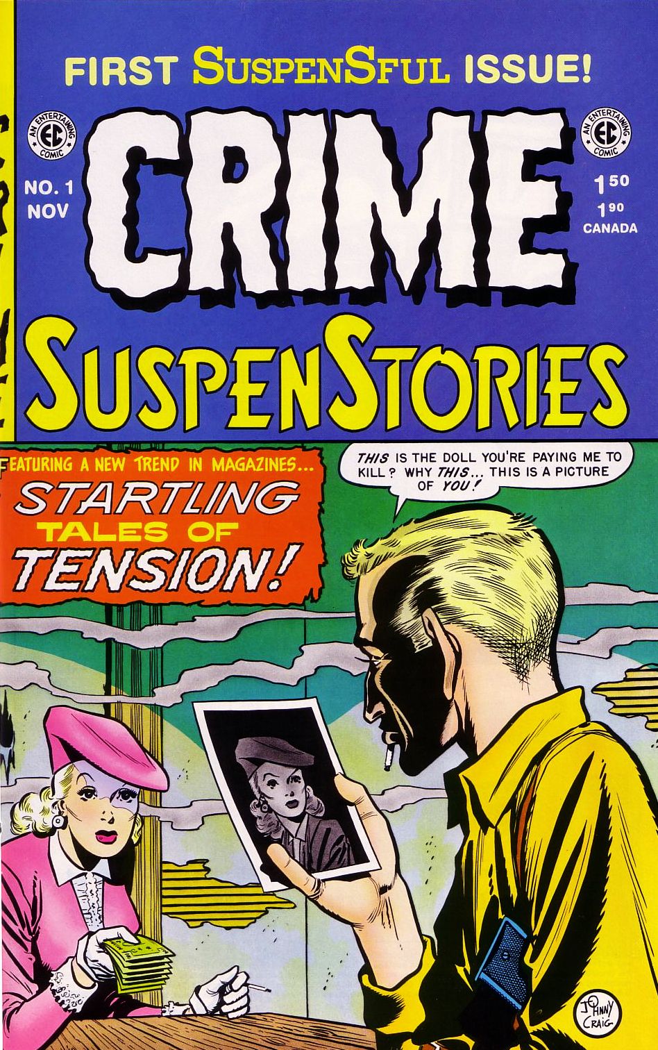 Read online Crime SuspenStories comic -  Issue #1 - 1