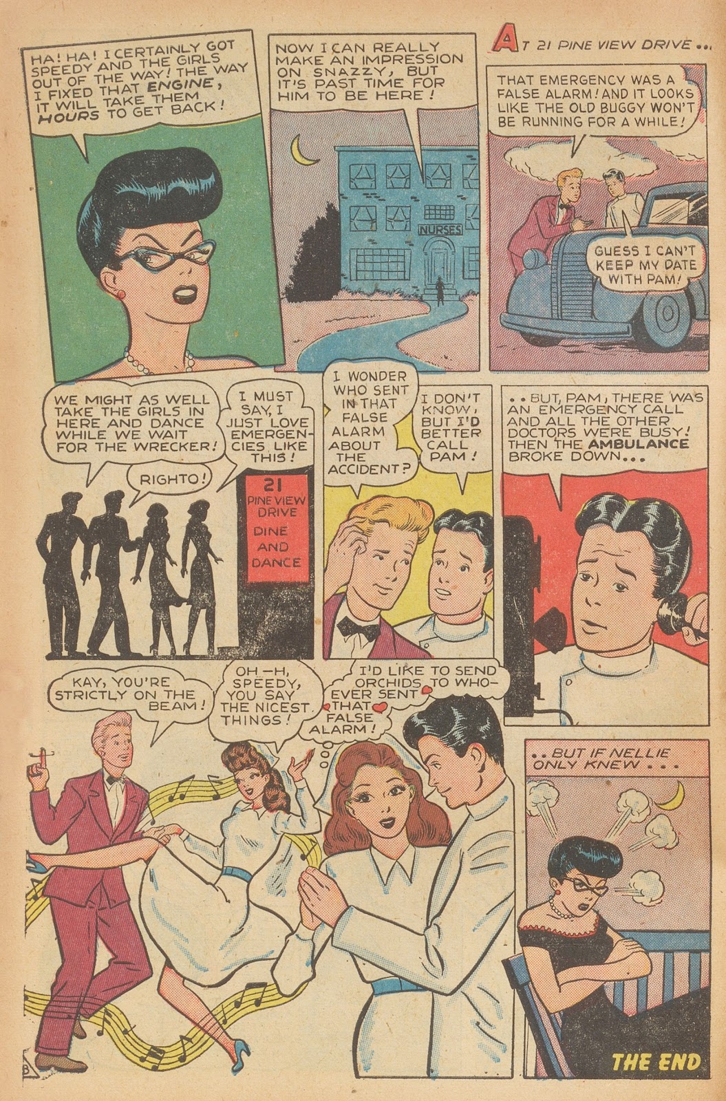 Read online Nellie The Nurse (1945) comic -  Issue #15 - 10