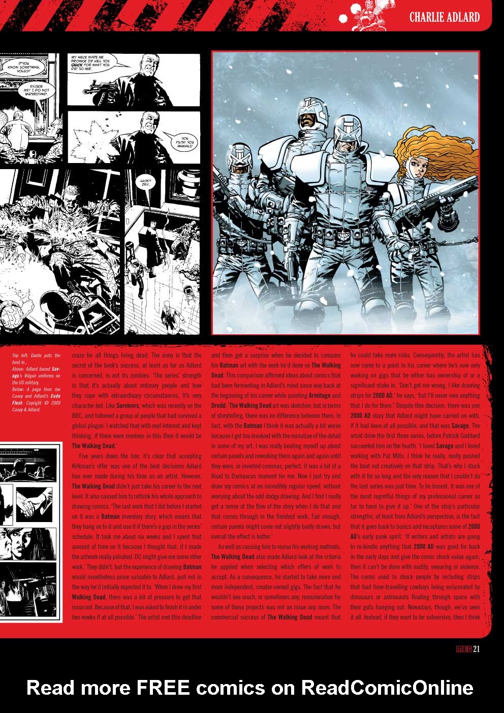 Read online Judge Dredd Megazine (Vol. 5) comic -  Issue #283 - 21