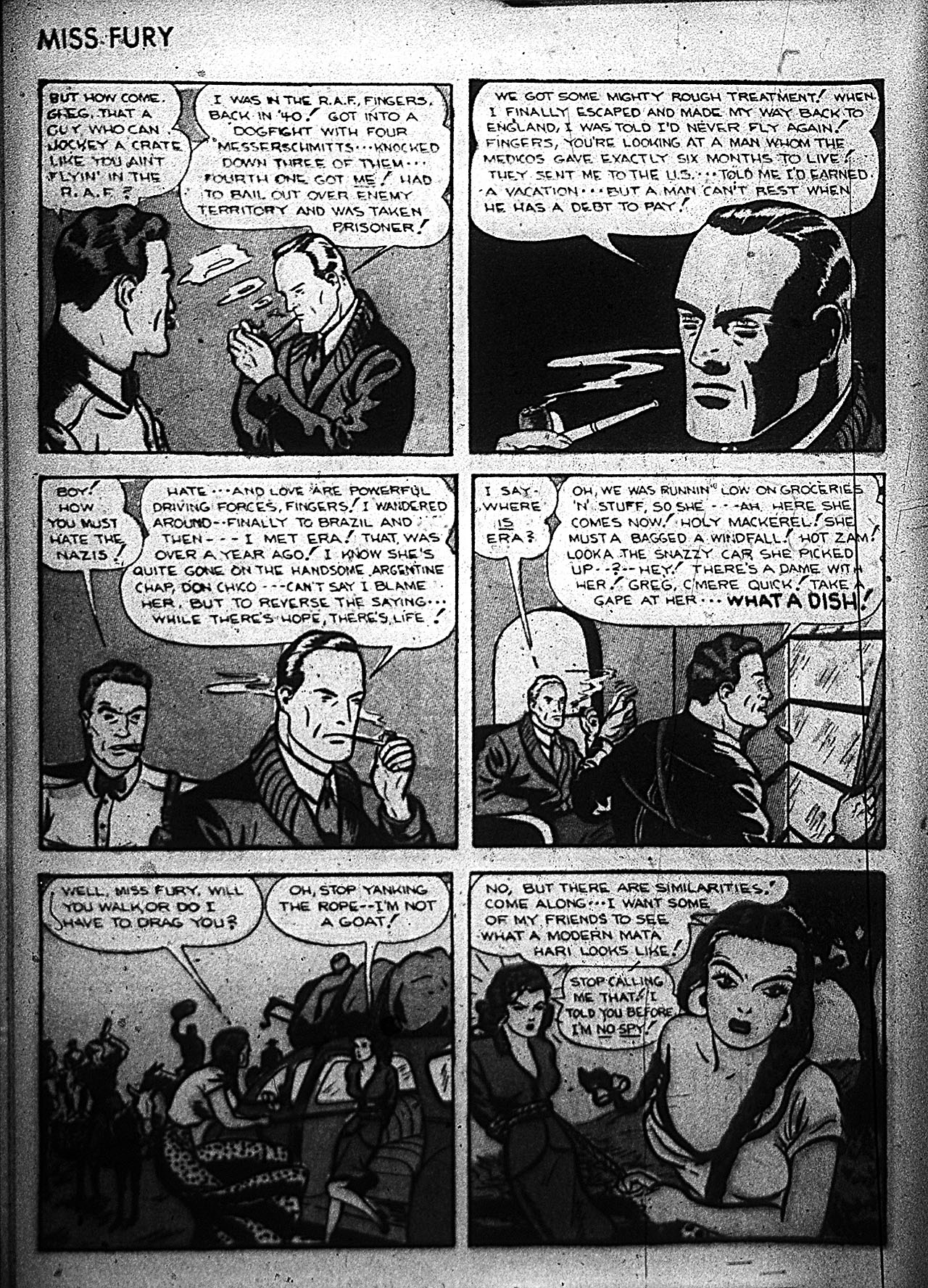 Read online Miss Fury (1942) comic -  Issue #3 - 14