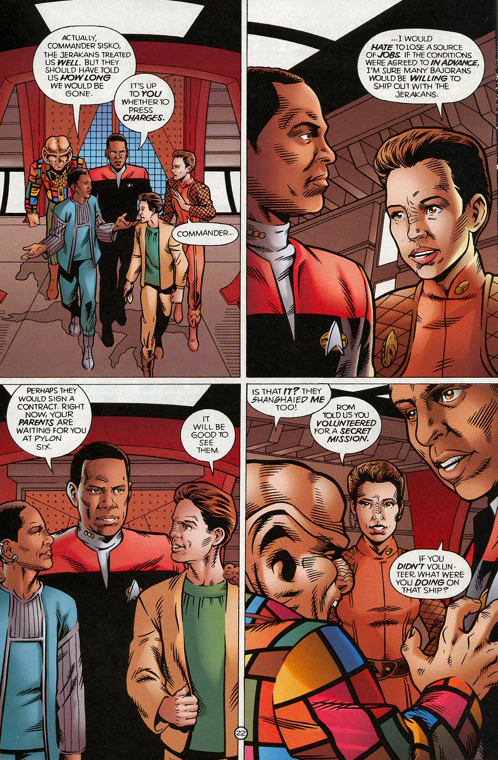 Read online Star Trek: Deep Space Nine (1993) comic -  Issue #16 - 22