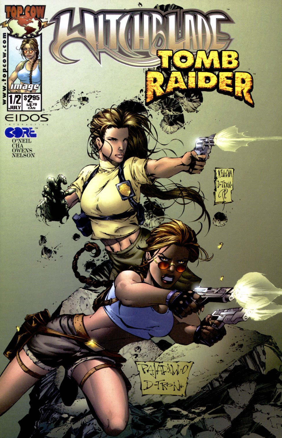 Read online Witchblade/Tomb Raider comic -  Issue #0.5 - 1