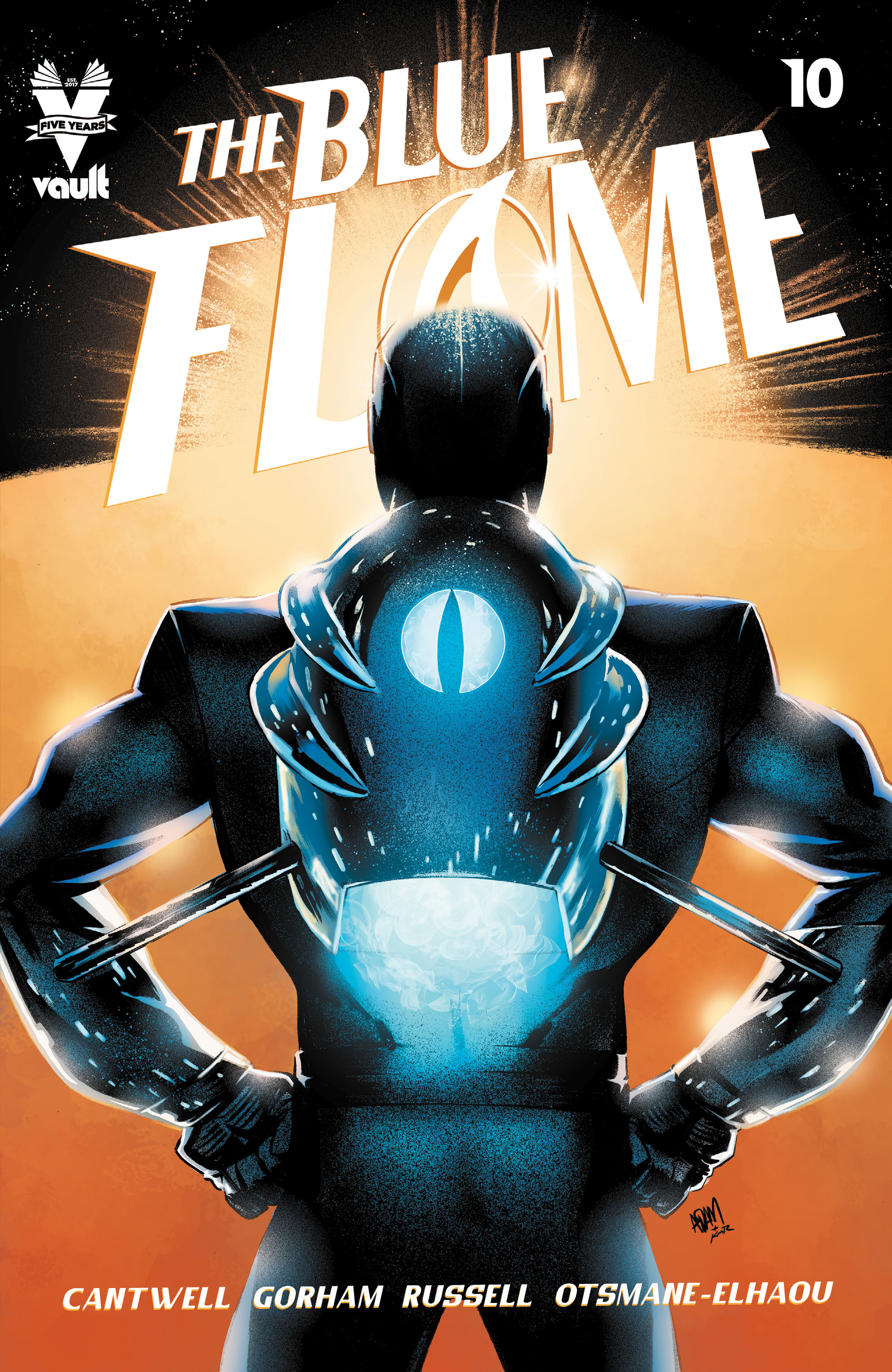 Read online The Blue Flame comic -  Issue #10 - 1