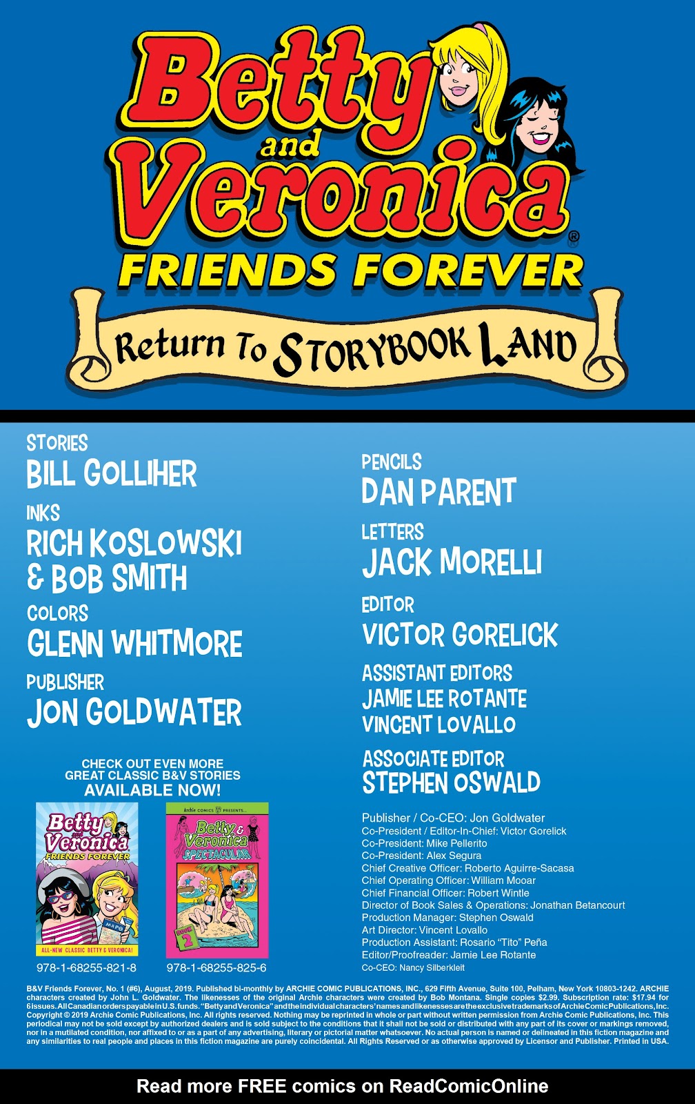 Read online Betty & Veronica Friends Forever: Return To Storybook Land comic -  Issue # Full - 2
