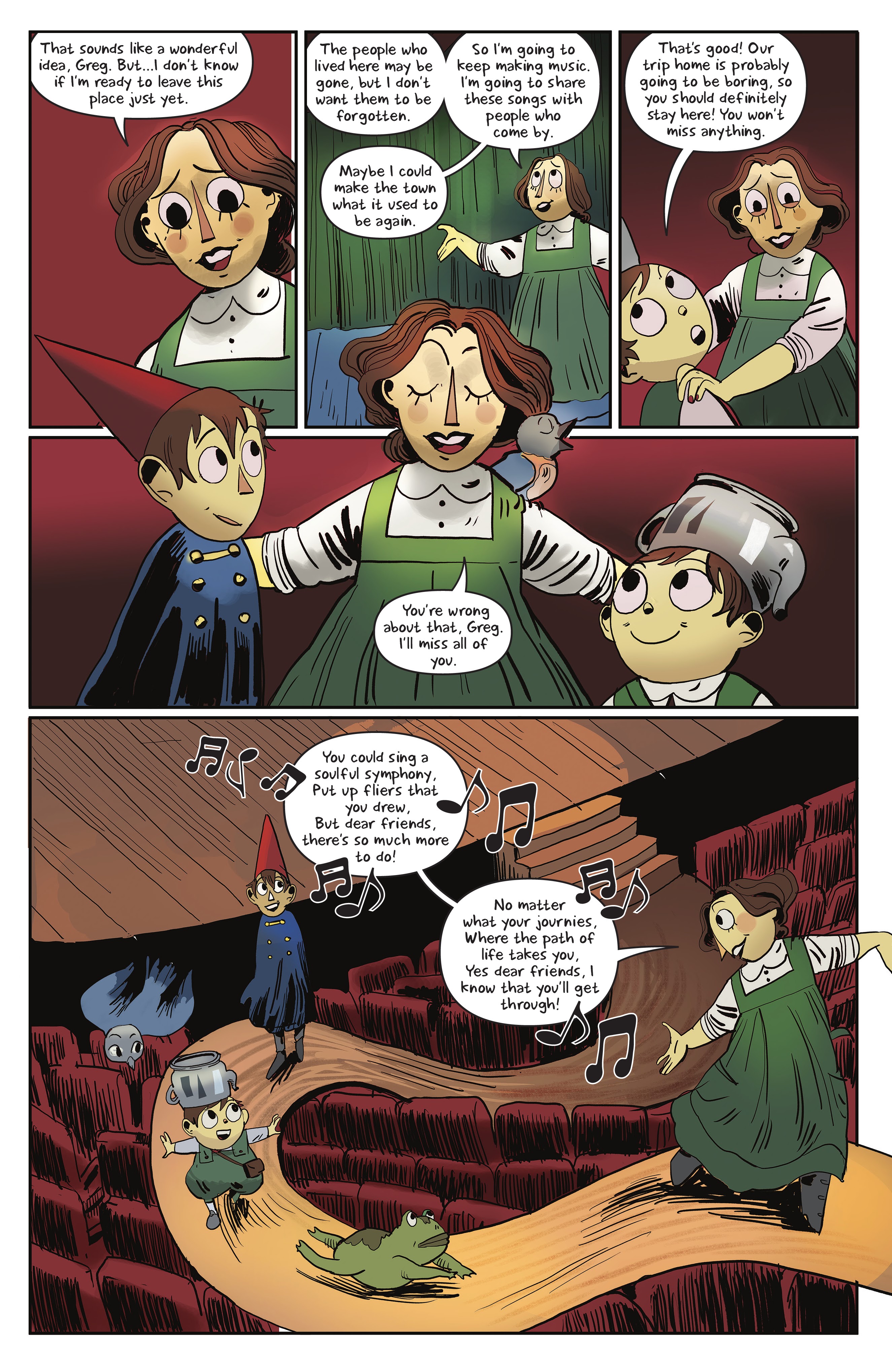 Read online Over the Garden Wall: Soulful Symphonies comic -  Issue # TPB - 115