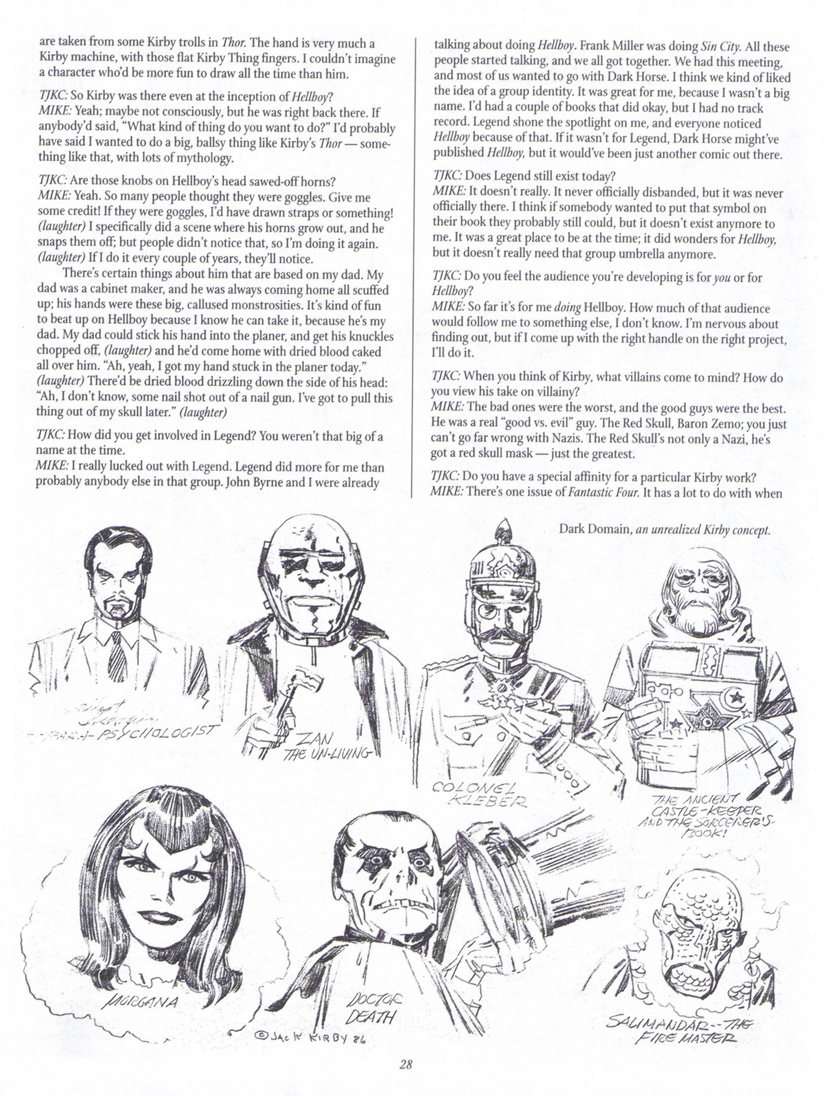 Read online The Jack Kirby Collector comic -  Issue #22 - 28