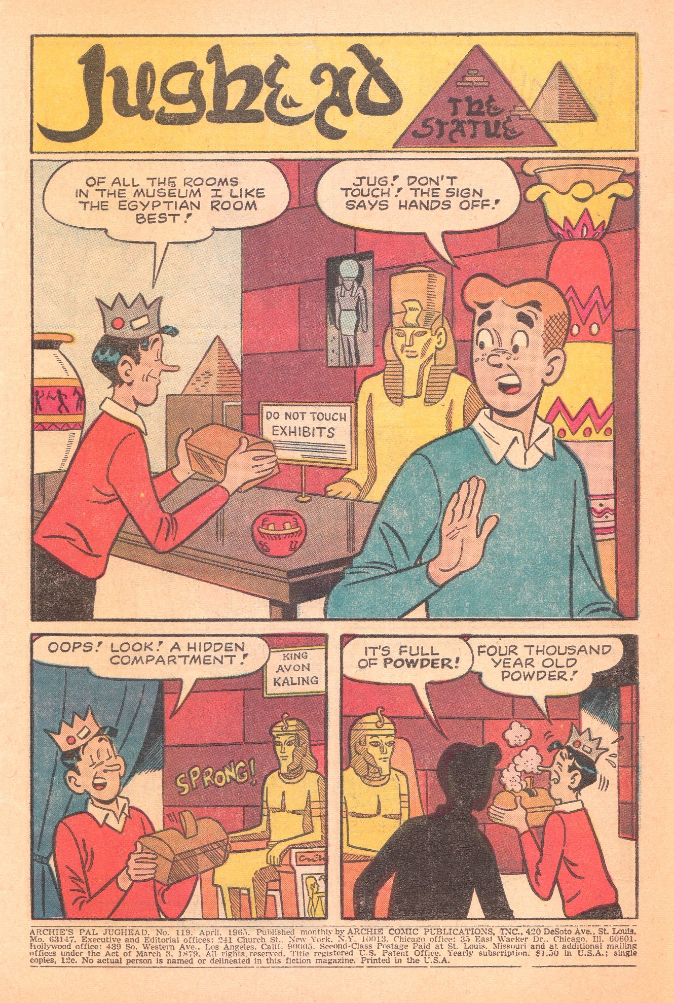 Read online Archie's Pal Jughead comic -  Issue #119 - 3