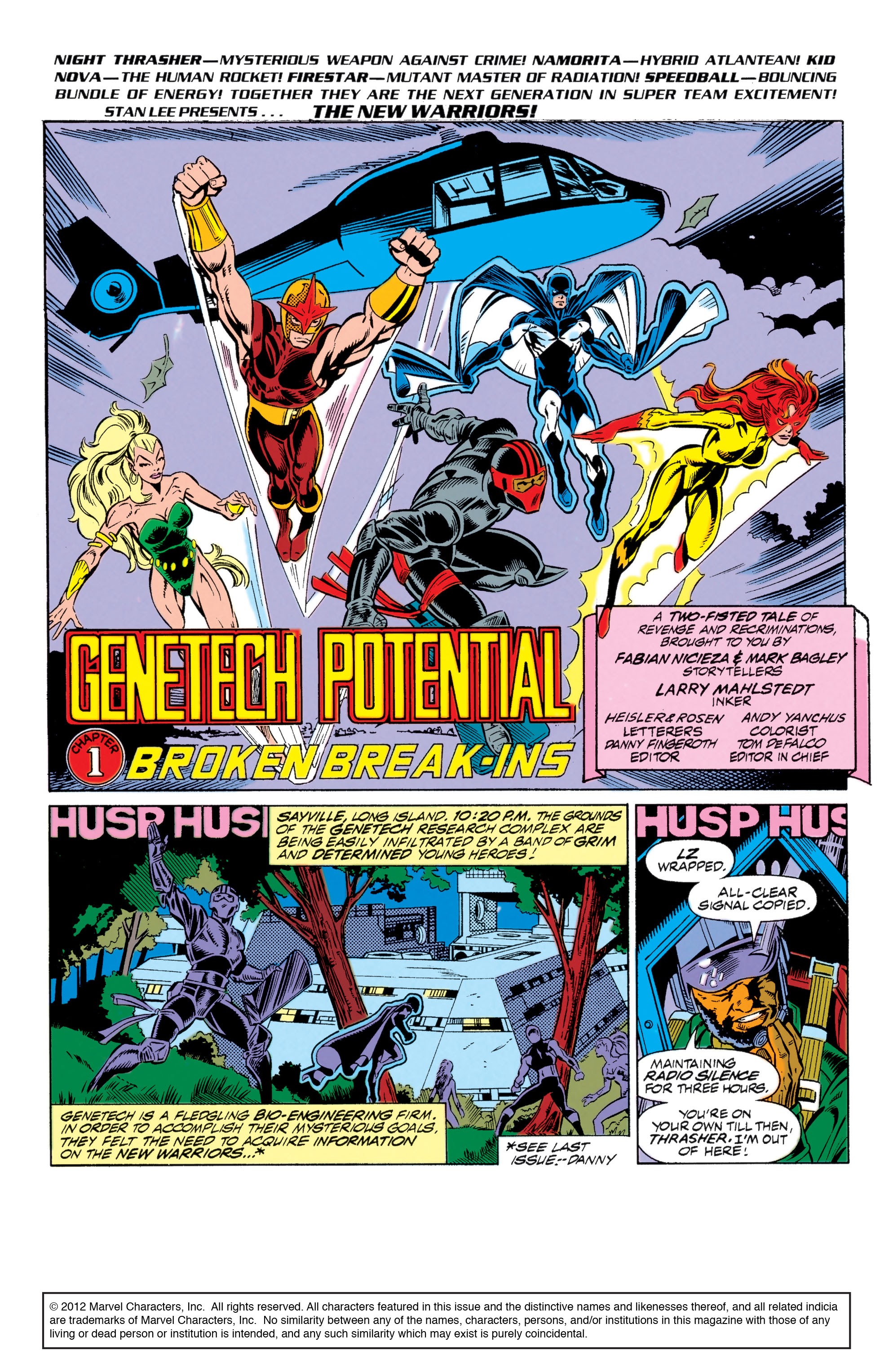 Read online The New Warriors comic -  Issue #4 - 2