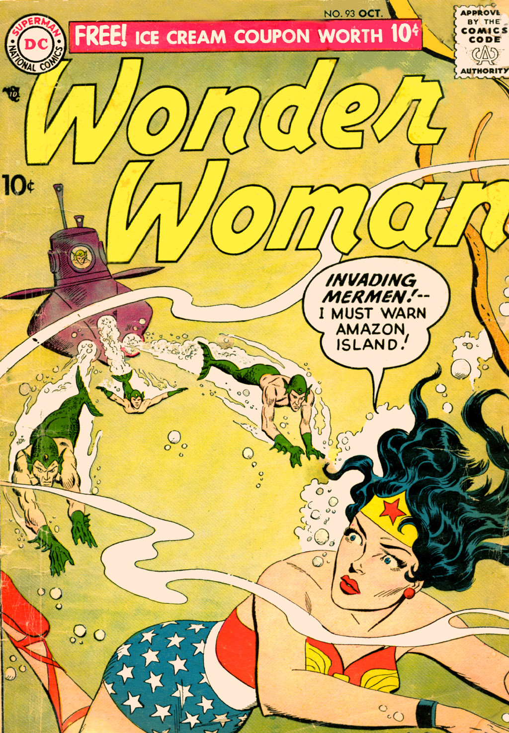 Read online Wonder Woman (1942) comic -  Issue #93 - 1