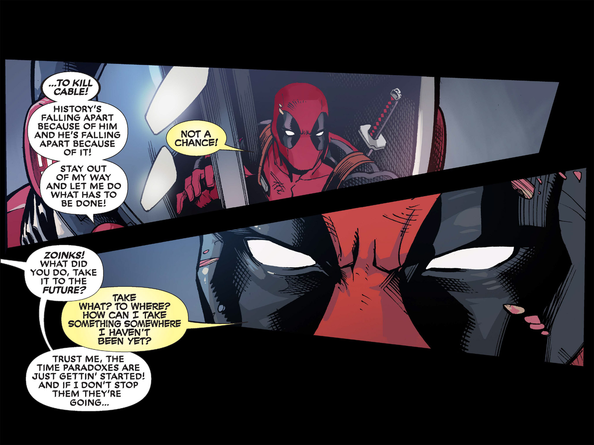 Read online Deadpool & Cable: Split Second Infinite Comic comic -  Issue #4 - 13