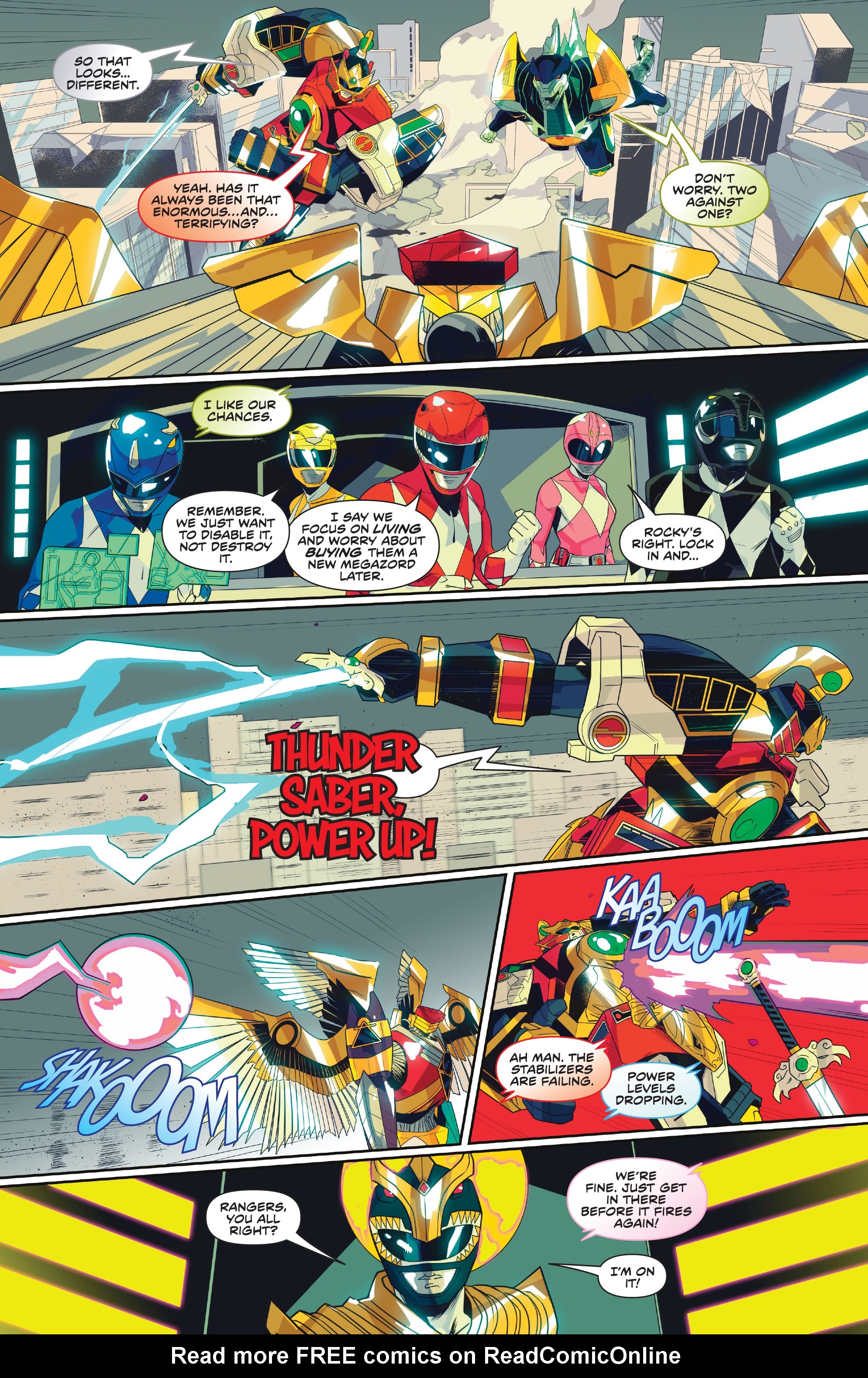 Read online Mighty Morphin Power Rangers (2022) comic -  Issue # Full - 20
