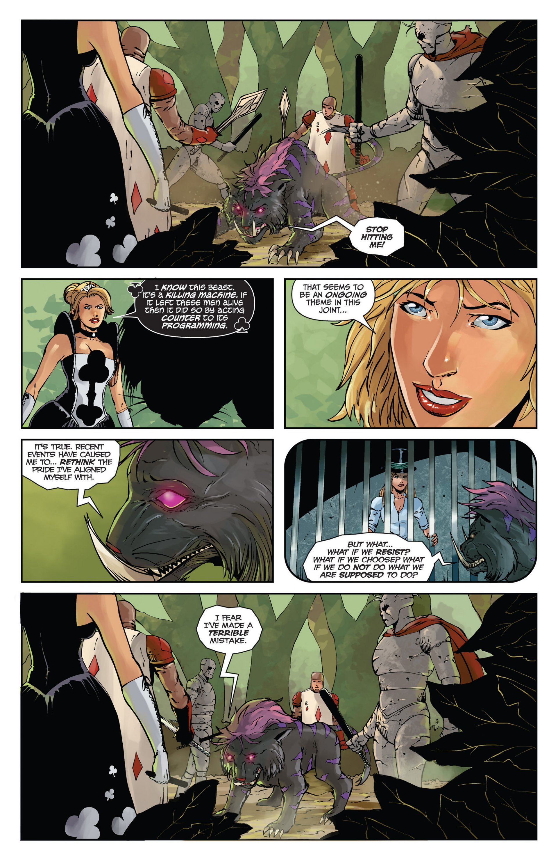 Read online Grimm Fairy Tales presents Wonderland comic -  Issue #24 - 16