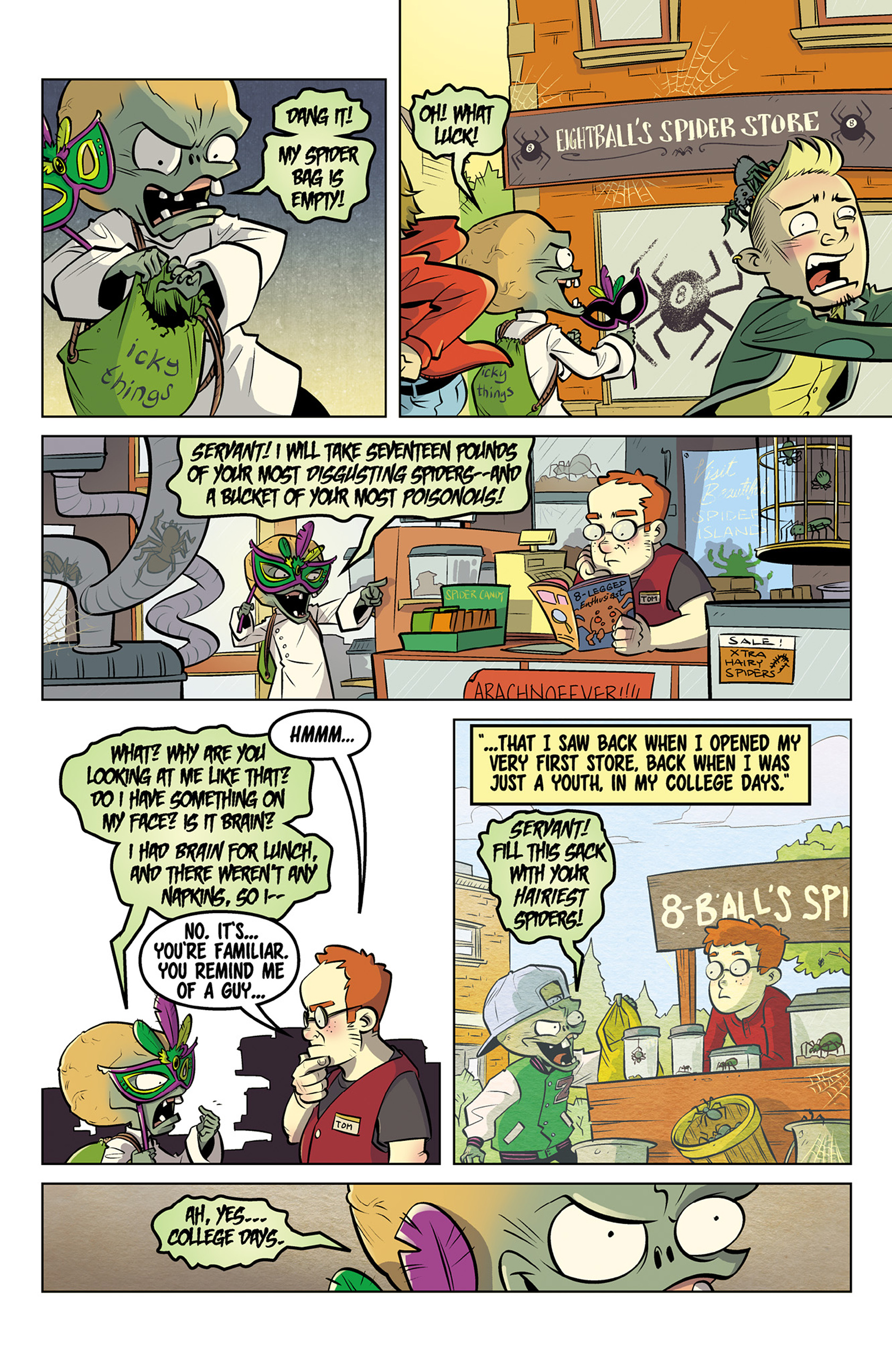 Read online Plants vs. Zombies: Bully For You comic -  Issue #1 - 4