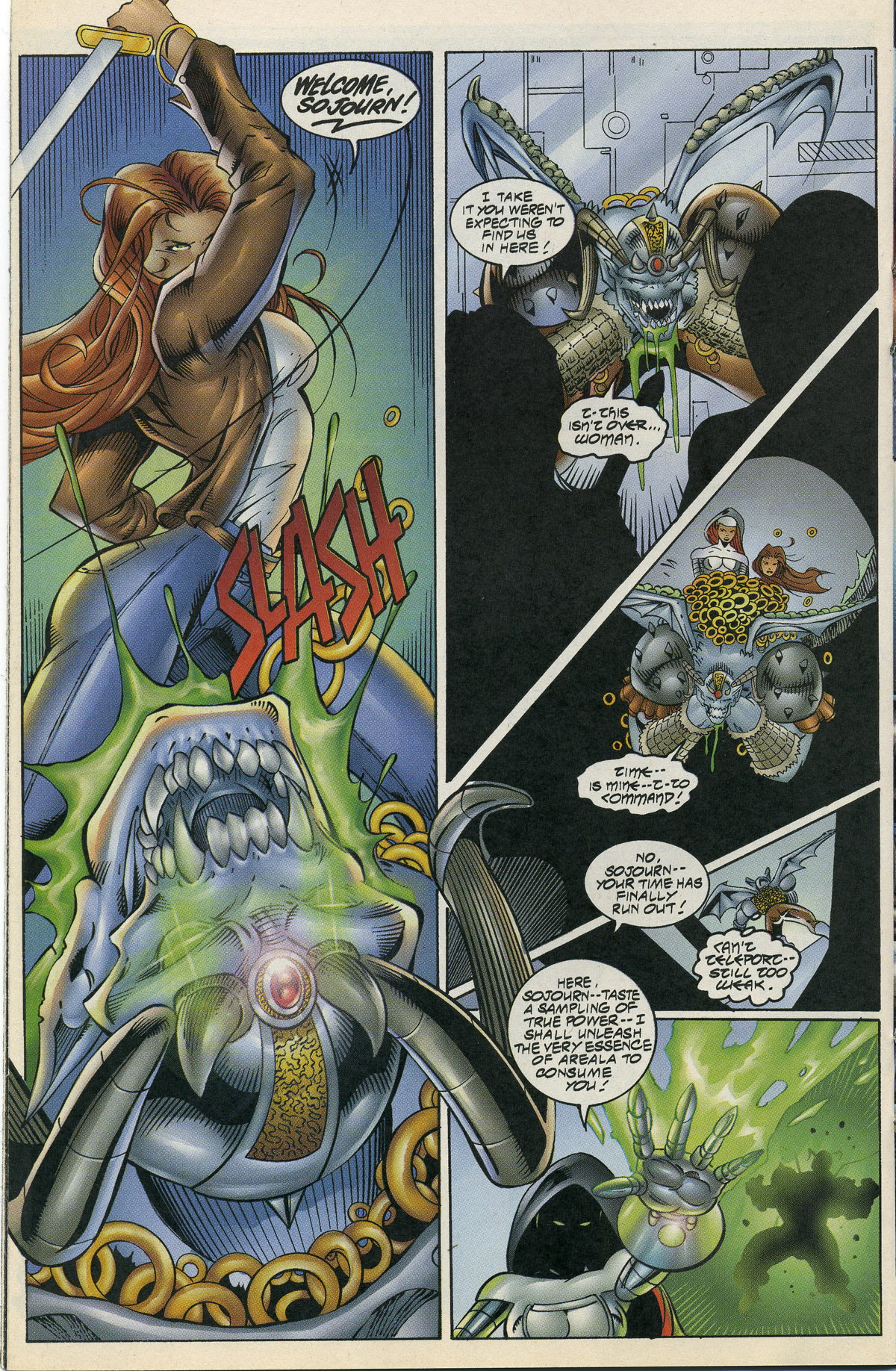 Read online Avengelyne/Warrior Nun Areala comic -  Issue # Full - 21