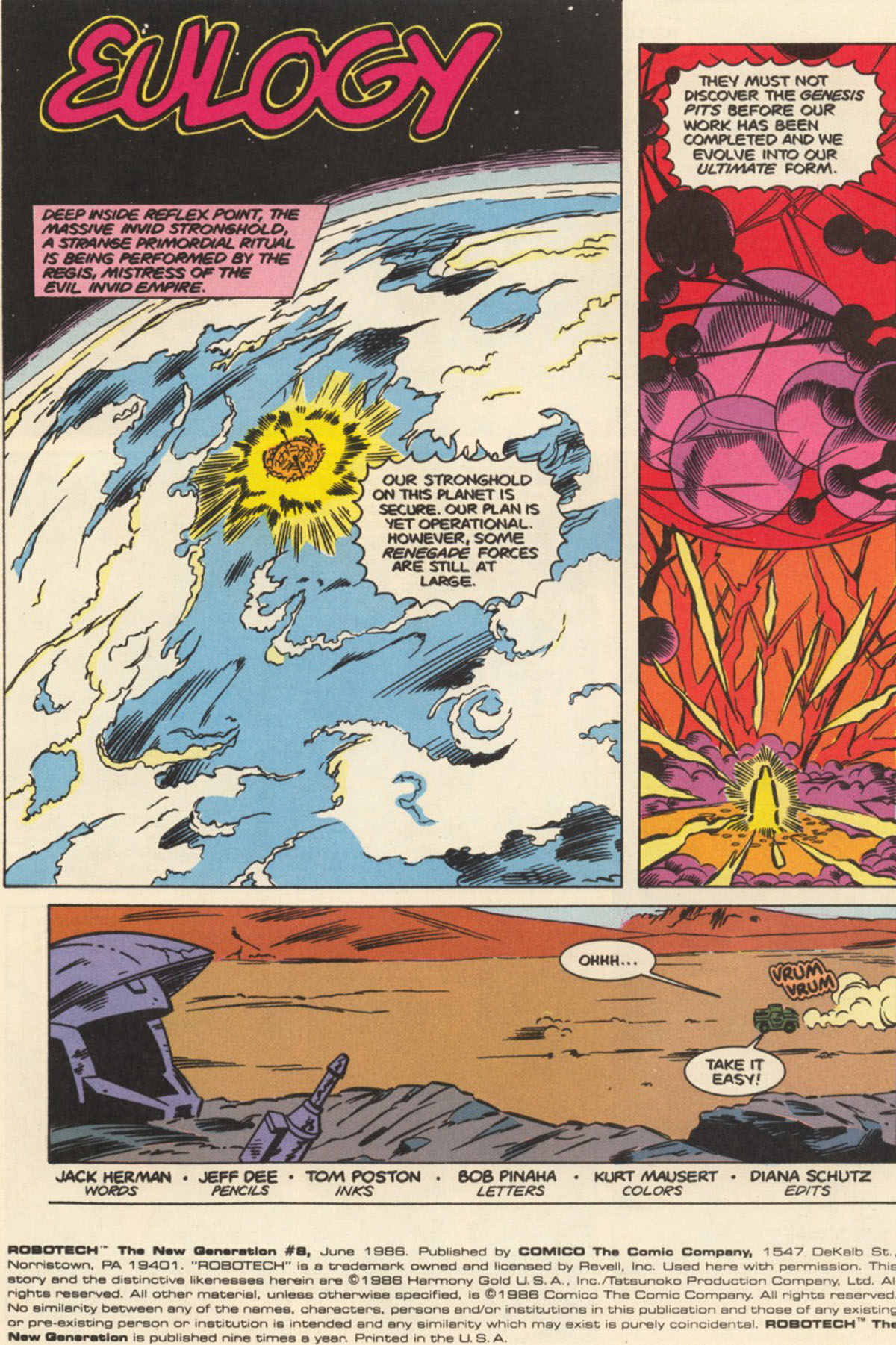 Read online Robotech The New Generation comic -  Issue #8 - 3