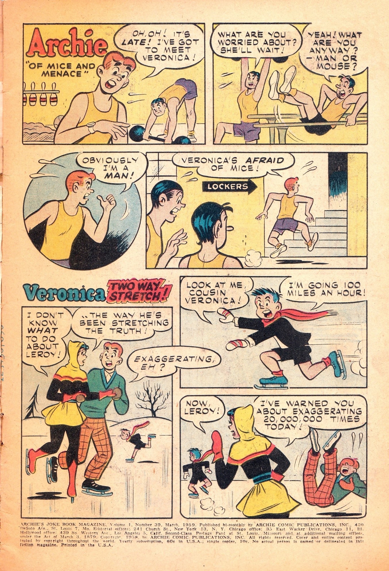 Read online Archie's Joke Book Magazine comic -  Issue #39 - 3