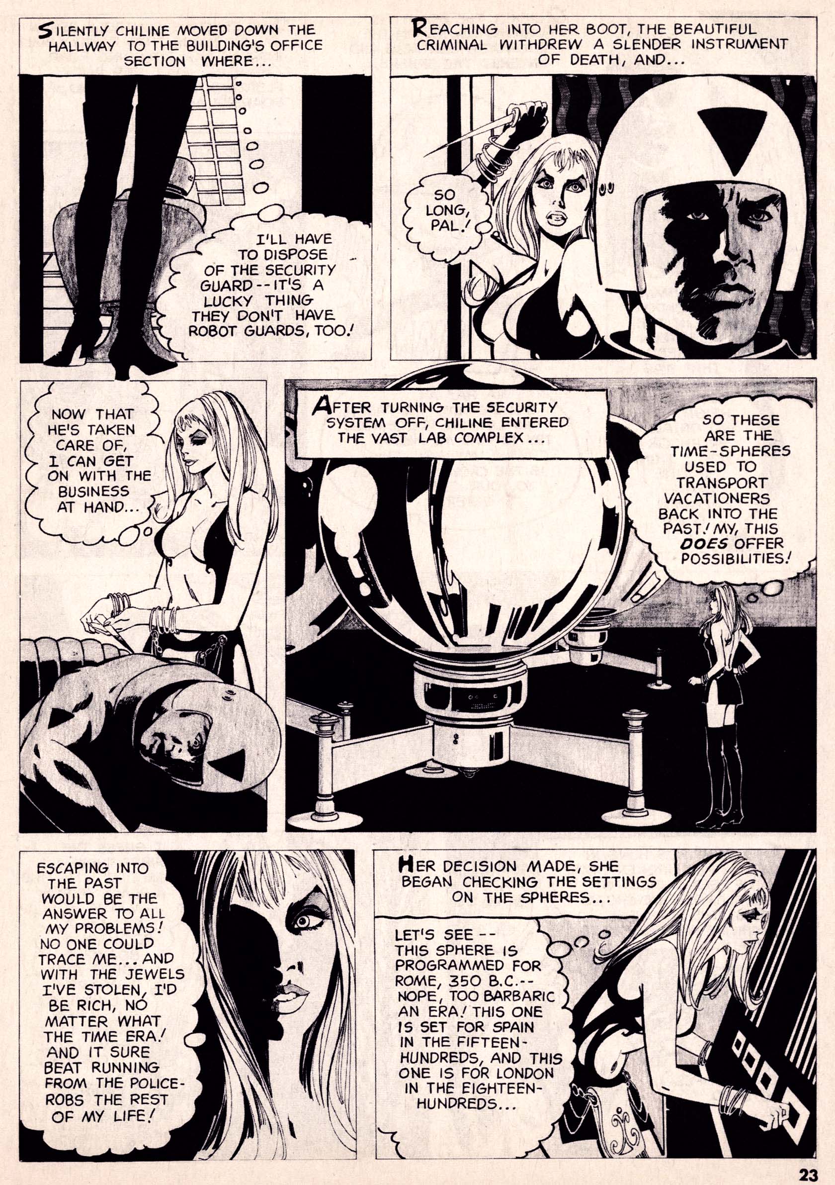 Read online Vampirella (1969) comic -  Issue #11 - 23