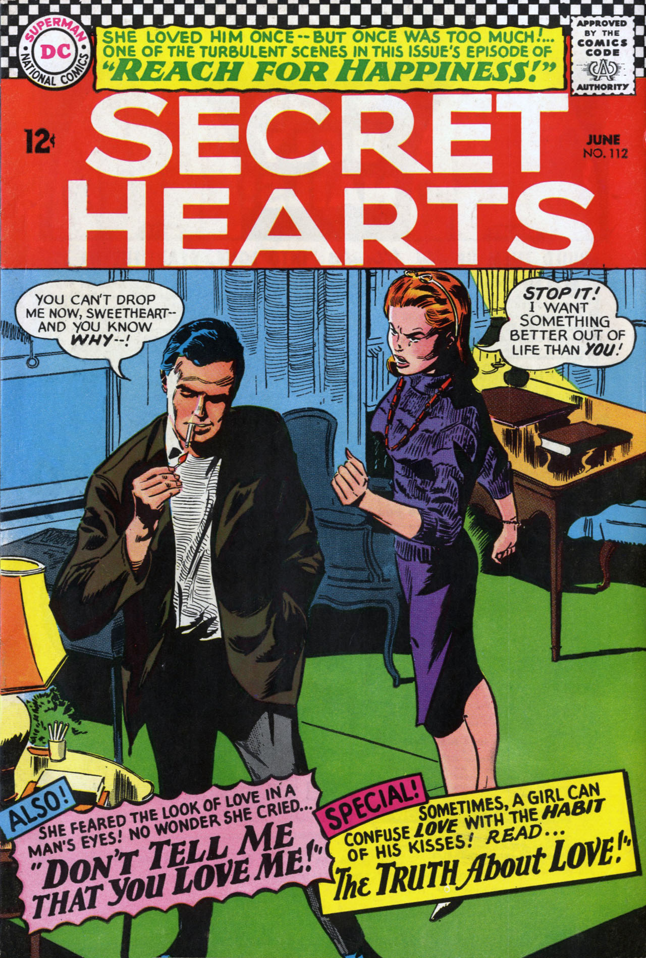 Read online Secret Hearts comic -  Issue #112 - 1