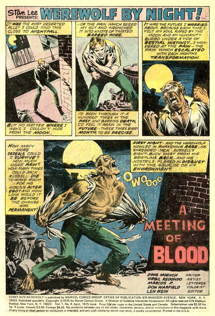 Read online Giant-Size Werewolf comic -  Issue #4 - 3