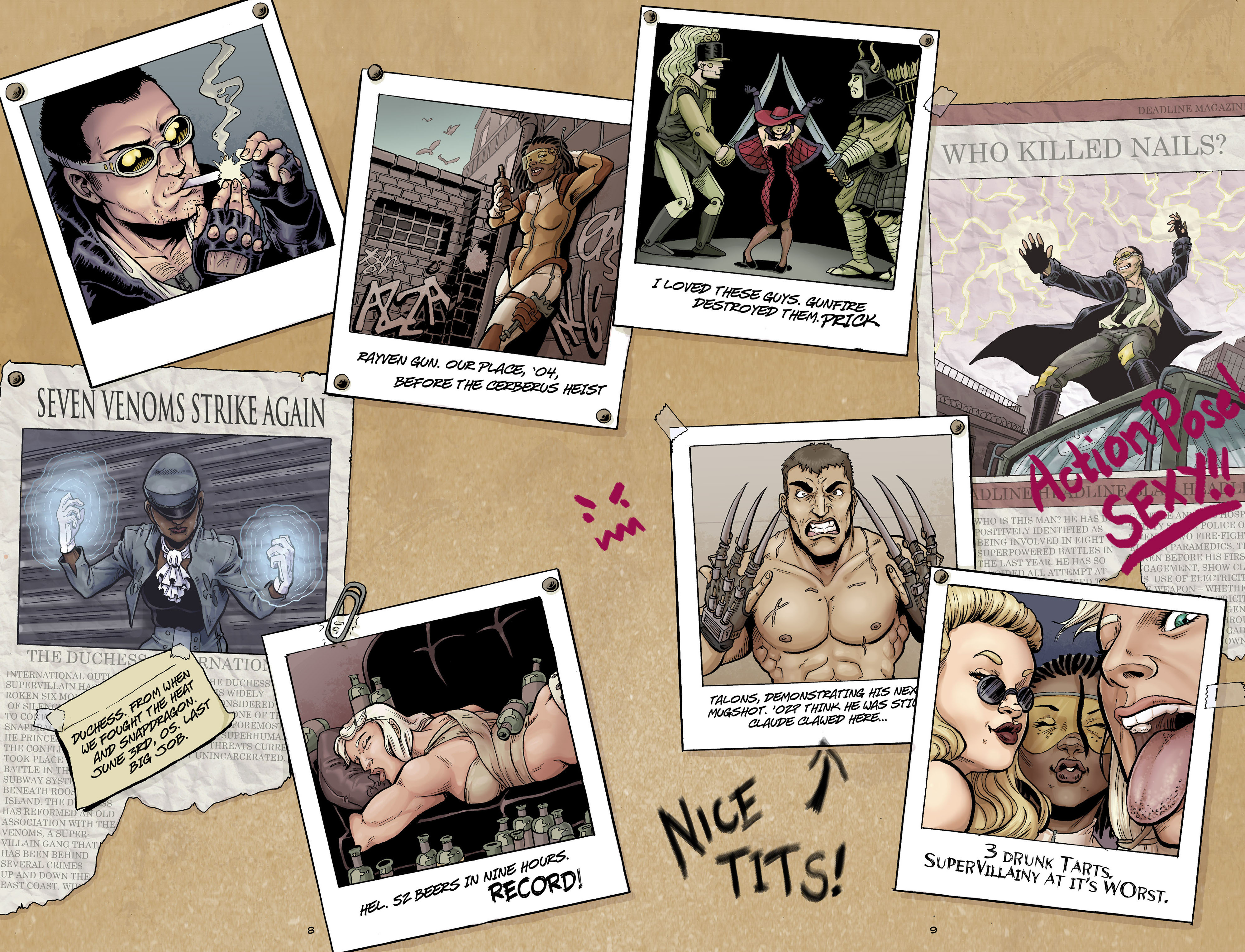 Read online Unmasked comic -  Issue #1 - 10