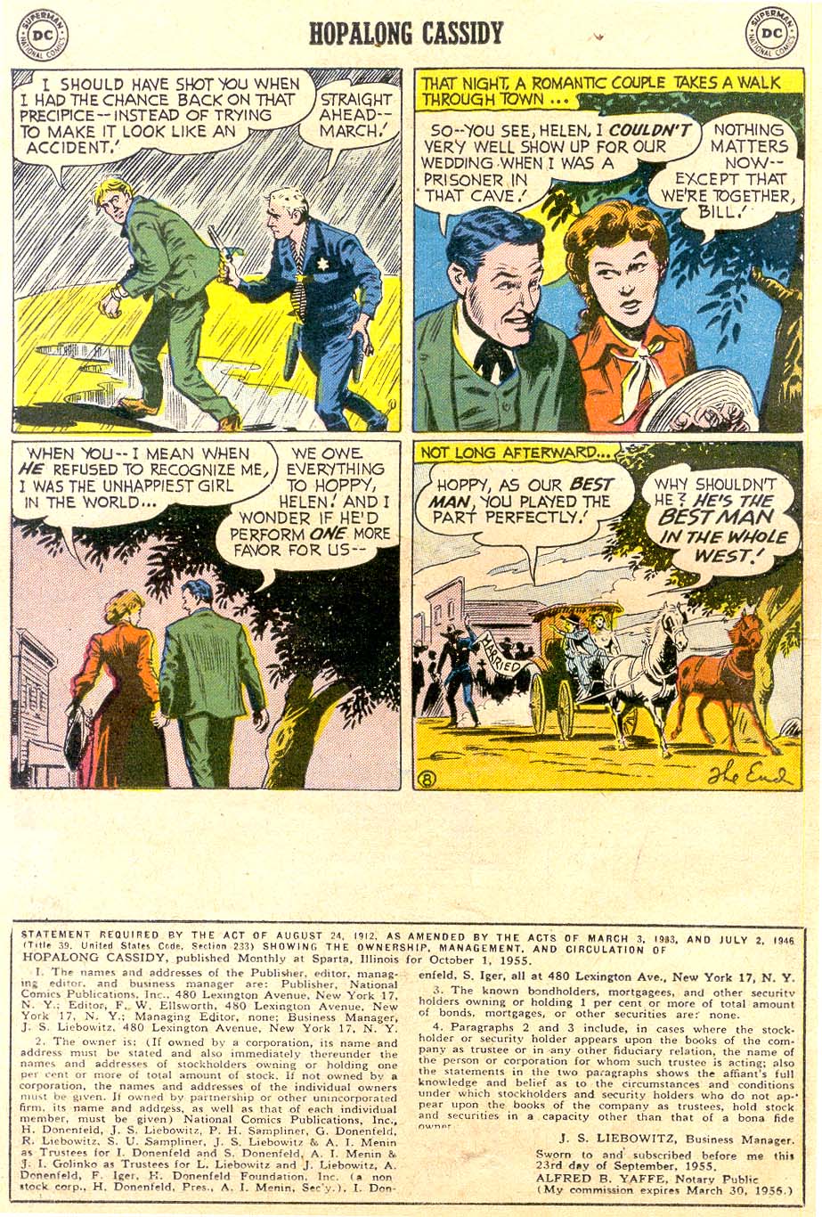 Read online Hopalong Cassidy comic -  Issue #110 - 22