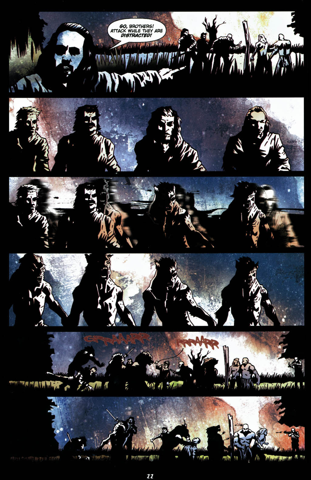 Read online Underworld: Red In Tooth And Claw comic -  Issue #1 - 24