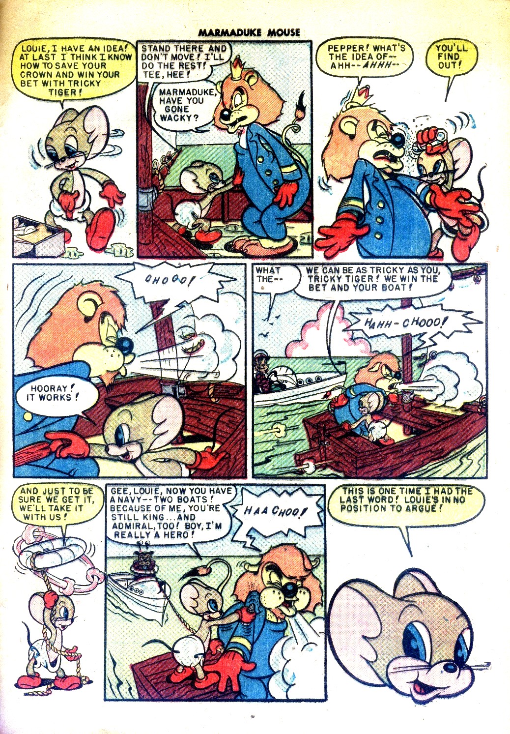 Read online Marmaduke Mouse comic -  Issue #31 - 33