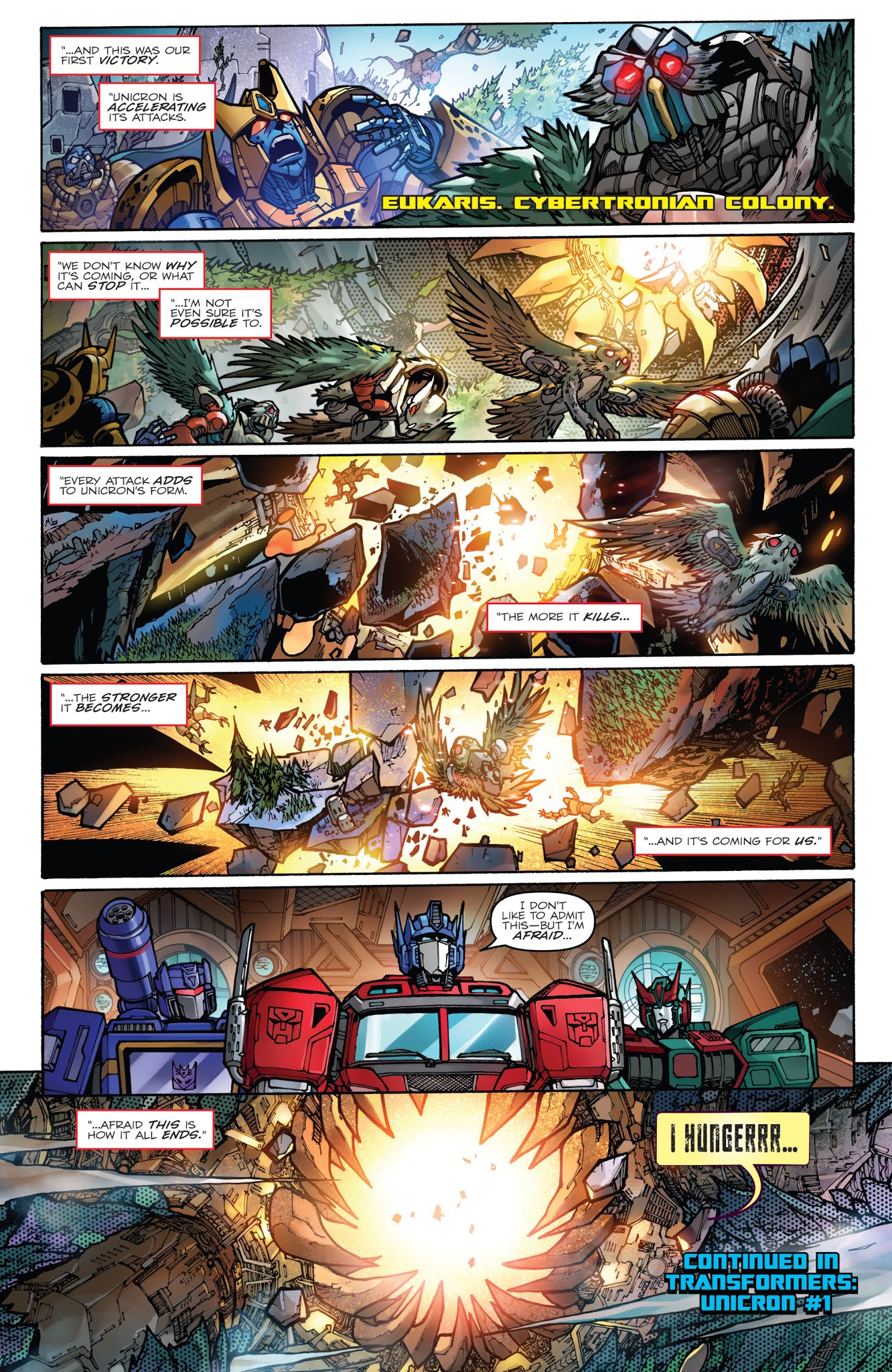 Read online Transformers: Unicron comic -  Issue #0 - 18