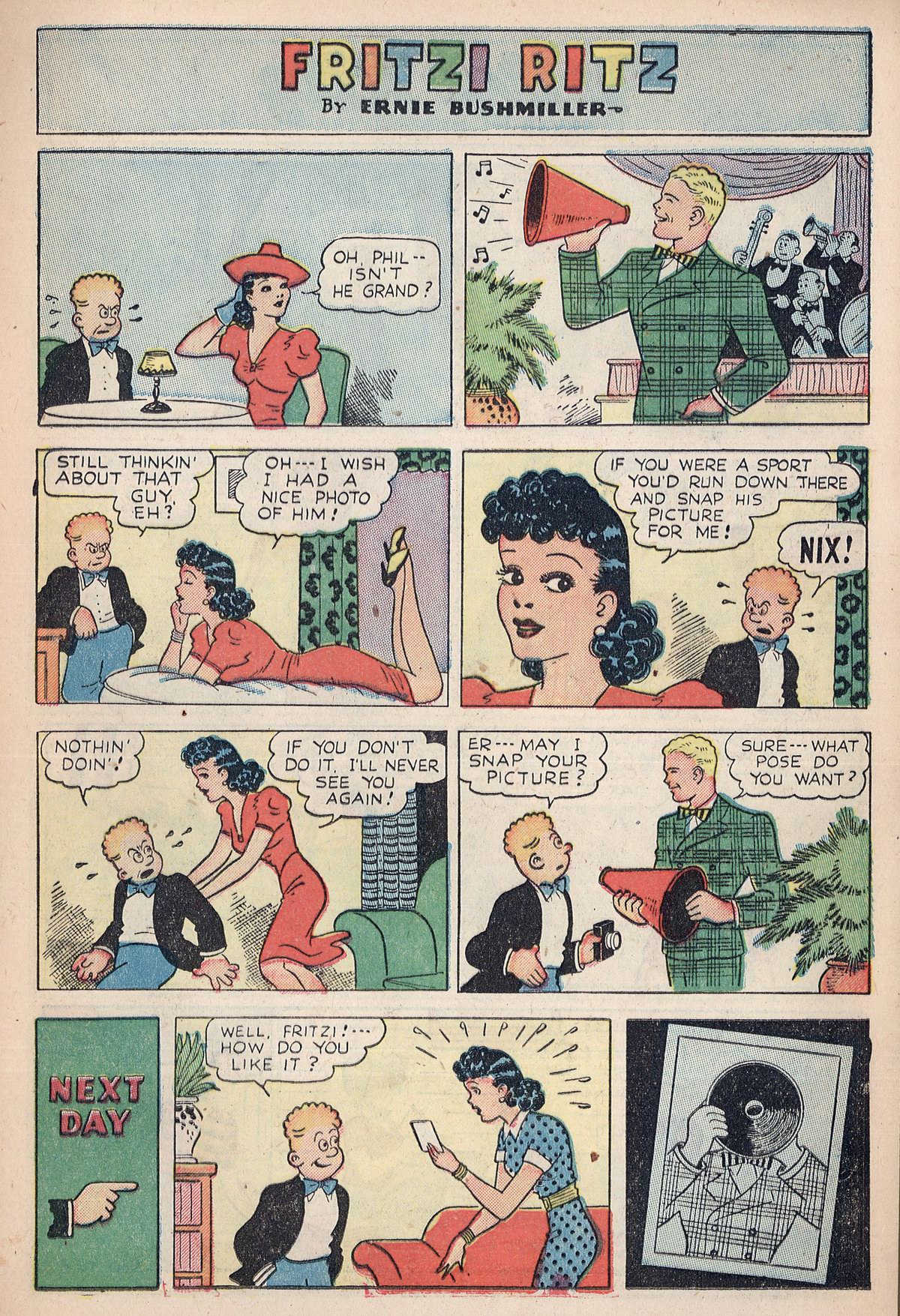Read online Fritzi Ritz (1948) comic -  Issue #5 - 13