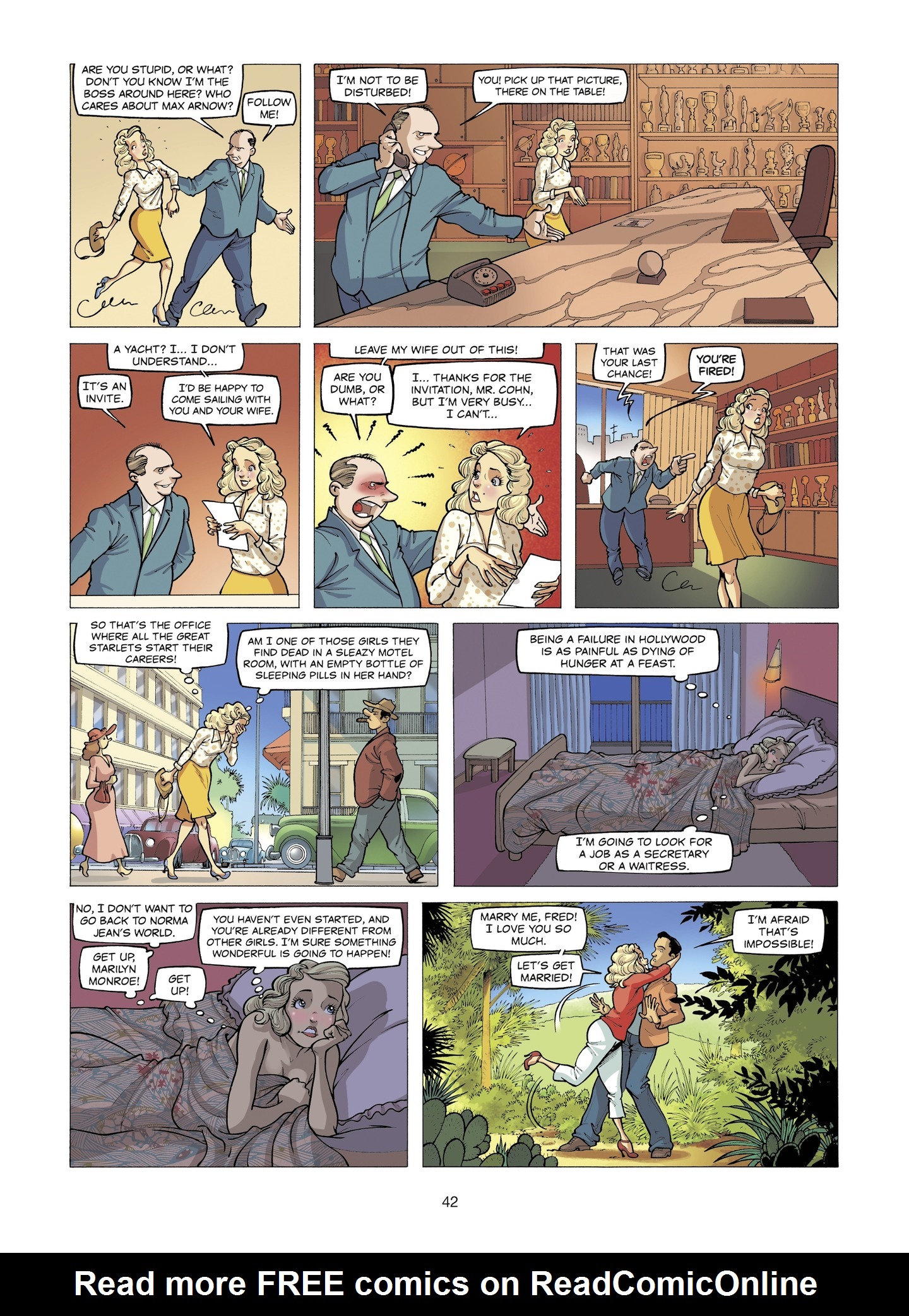 Read online The Stars of History: Marilyn Monroe comic -  Issue # TPB - 42