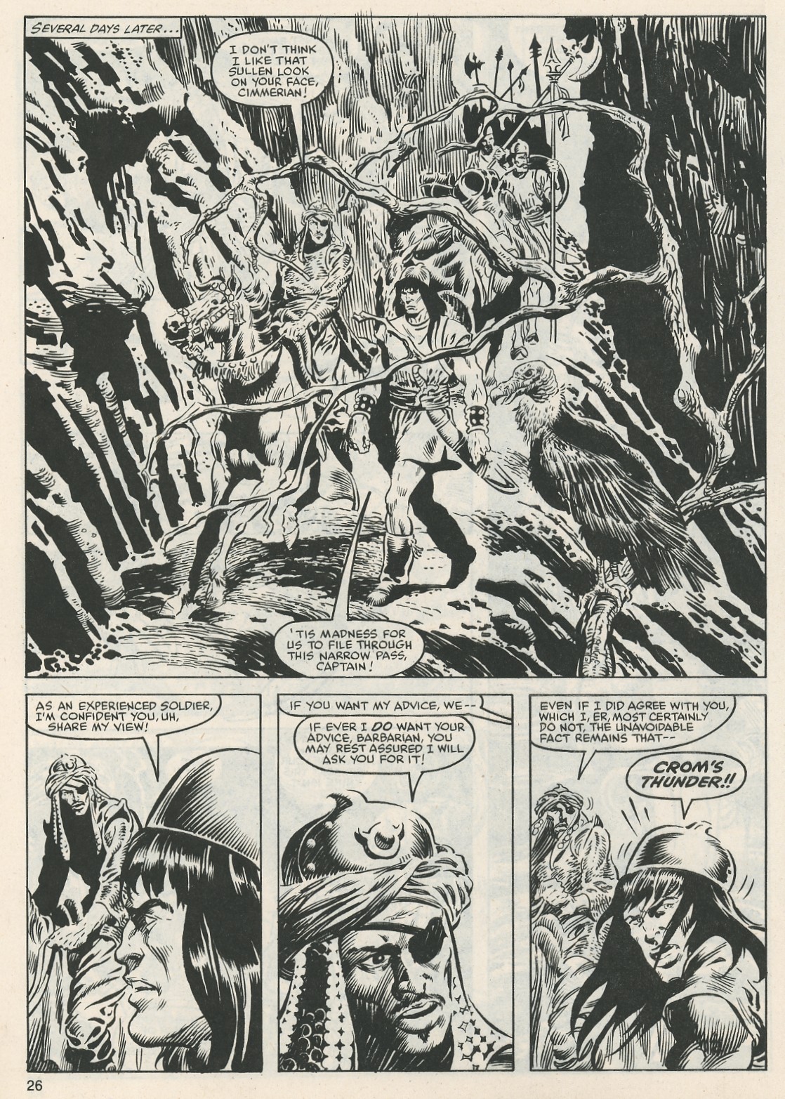 Read online The Savage Sword Of Conan comic -  Issue #112 - 27