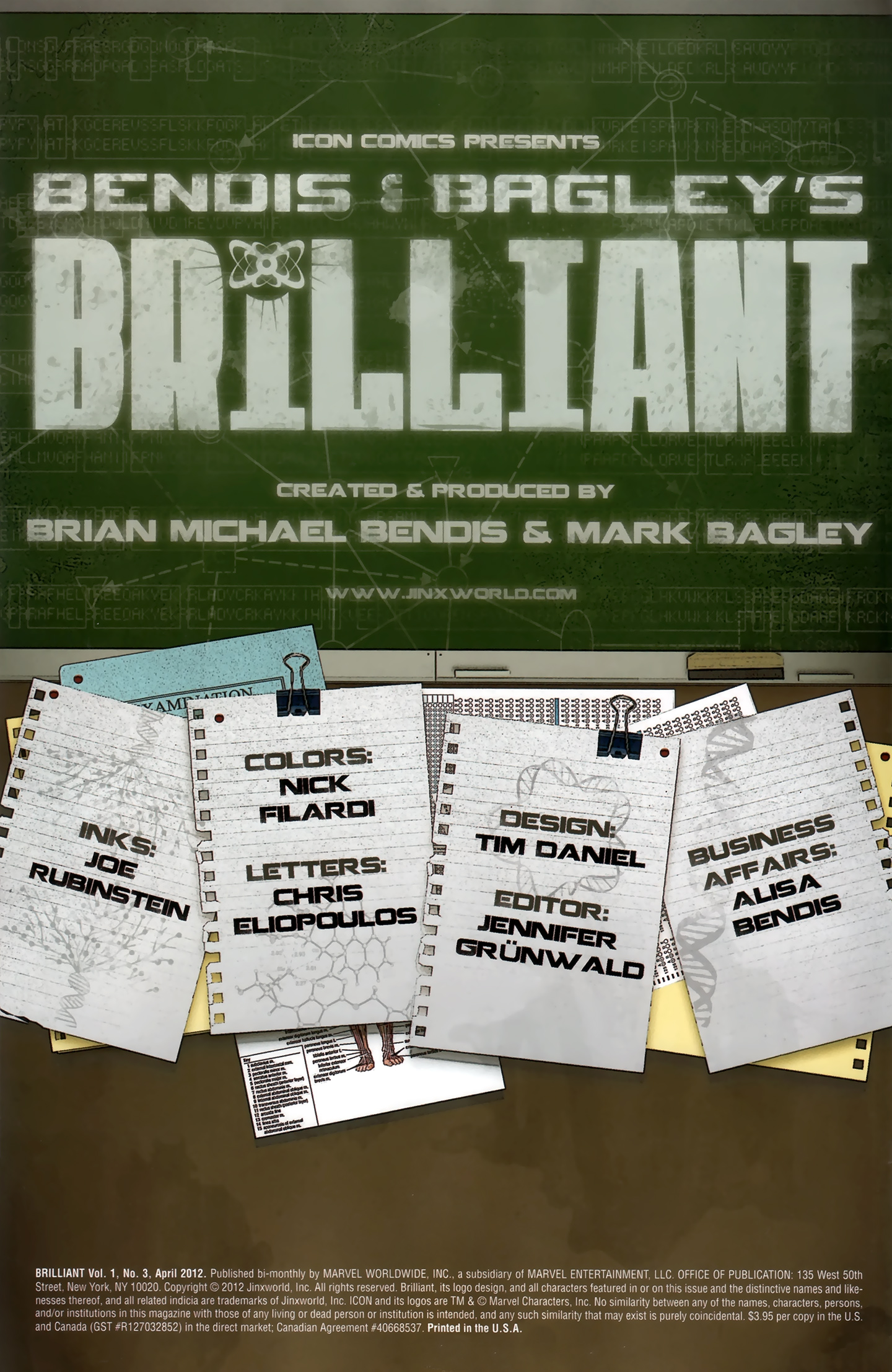 Read online Brilliant comic -  Issue #3 - 2