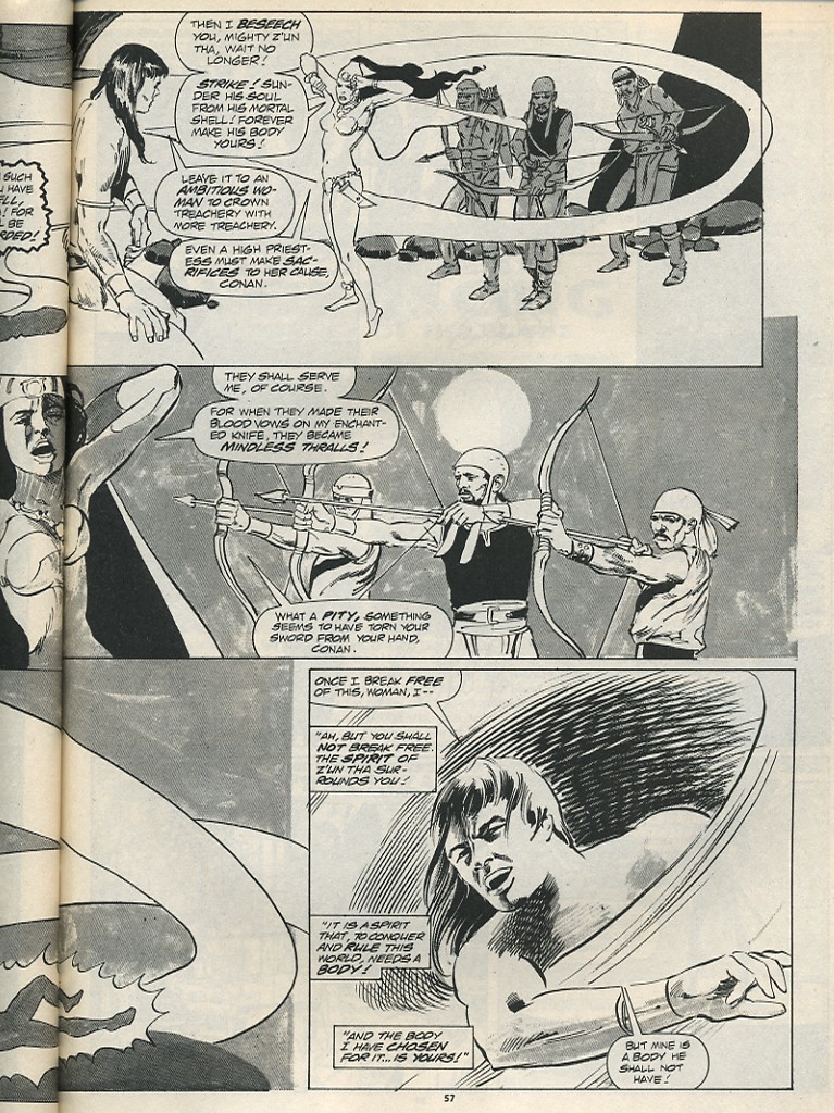 Read online The Savage Sword Of Conan comic -  Issue #181 - 59