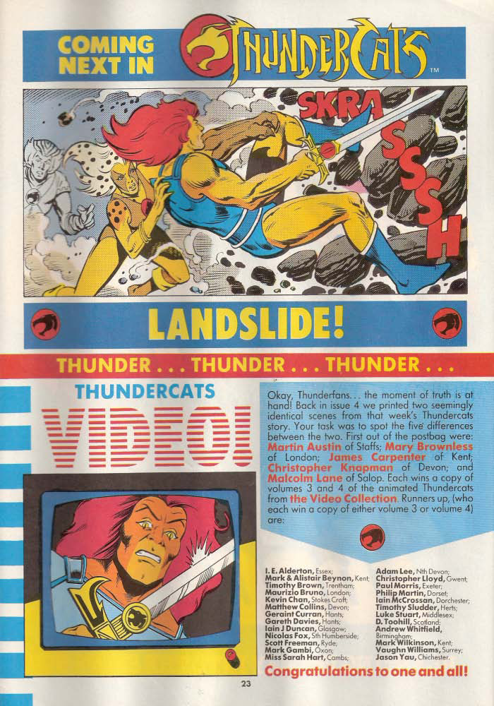 Read online ThunderCats (1987) comic -  Issue #18 - 18