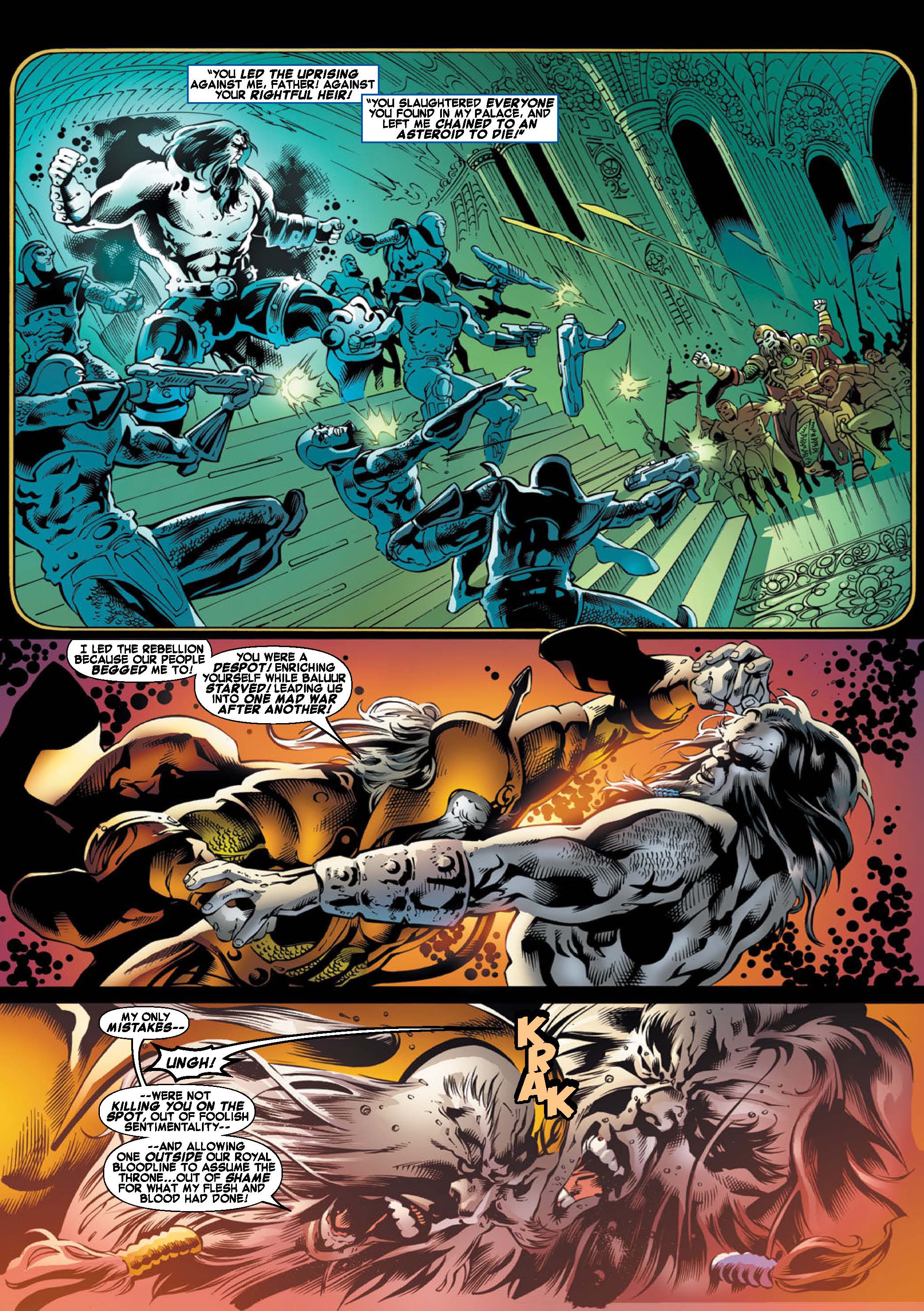 Read online War of Kings: Warriors - Blastaar comic -  Issue #2 - 4