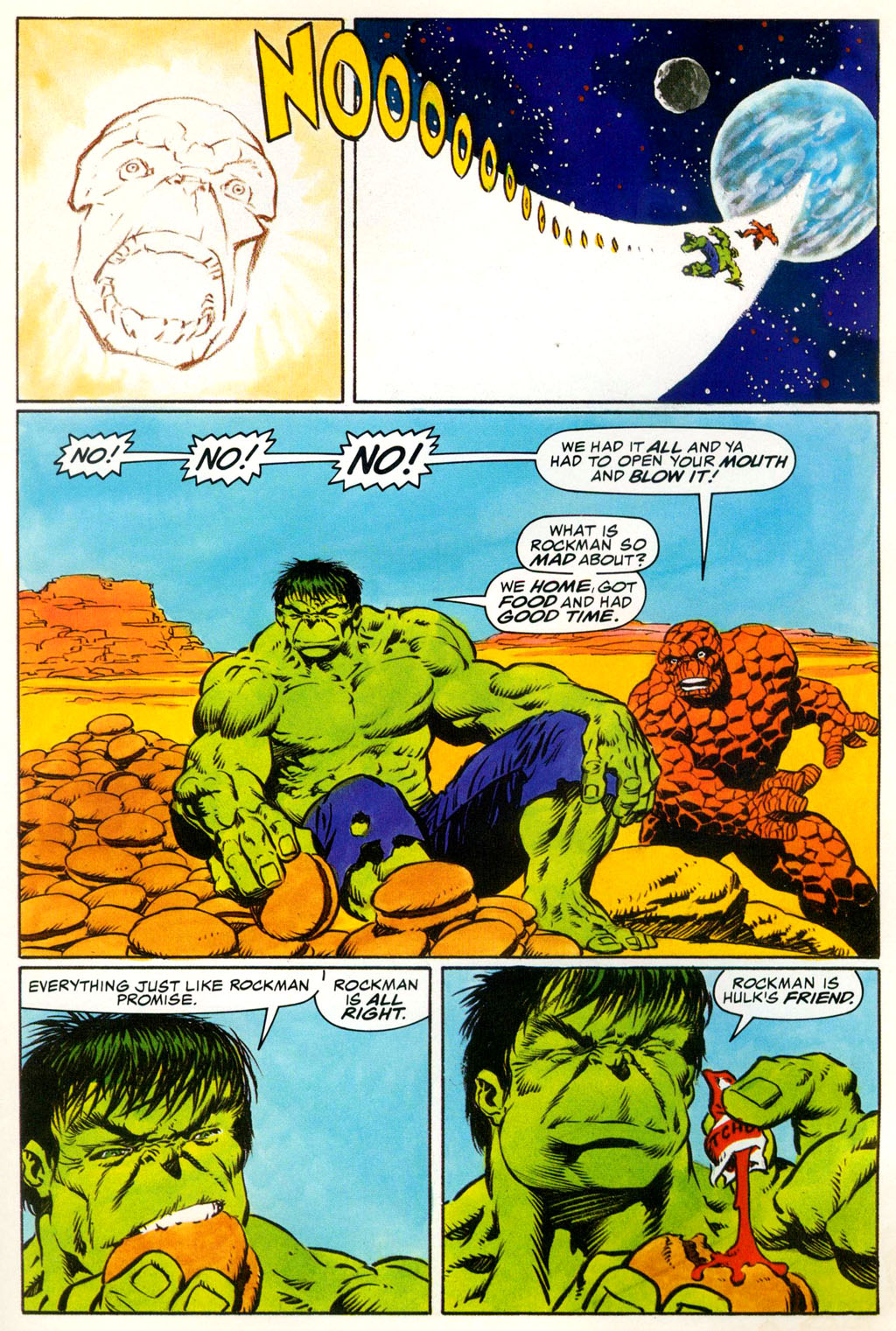 Read online Marvel Graphic Novel comic -  Issue #29 - Hulk & Thing - The Big Change - 68